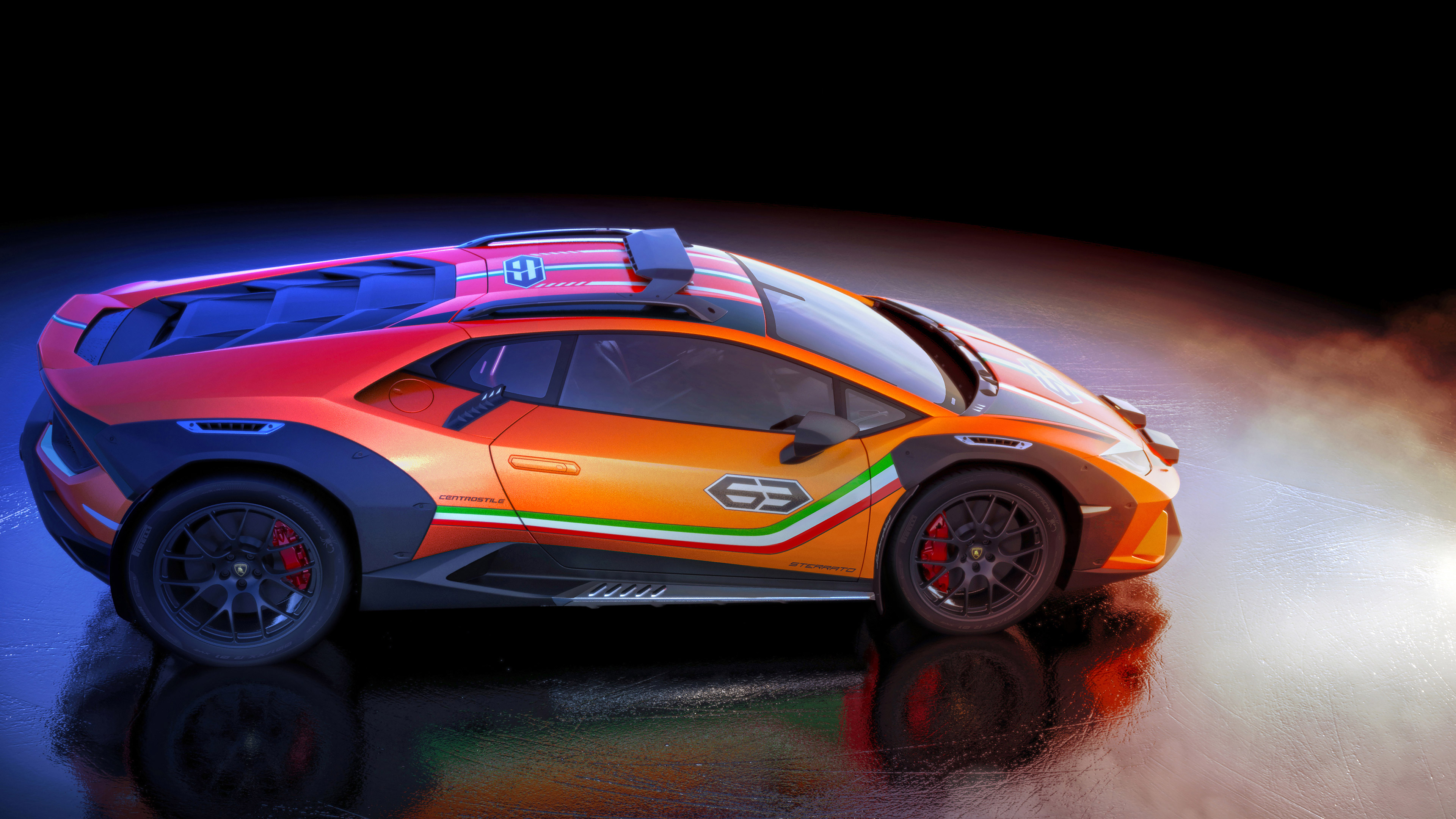 Download mobile wallpaper Lamborghini, Car, Concept Car, Supercar, Vehicles, Lamborghini Huracán Sterrato for free.