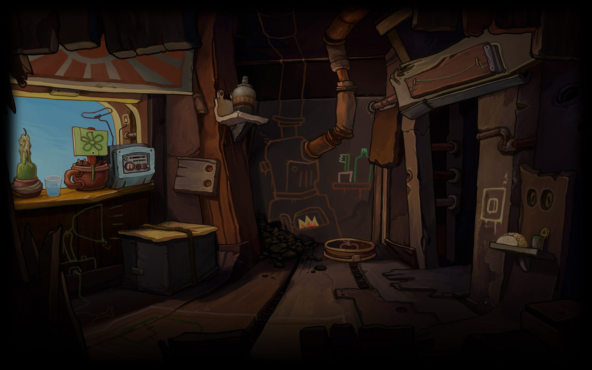 Télécharger des fonds d'écran Chaos On Deponia HD