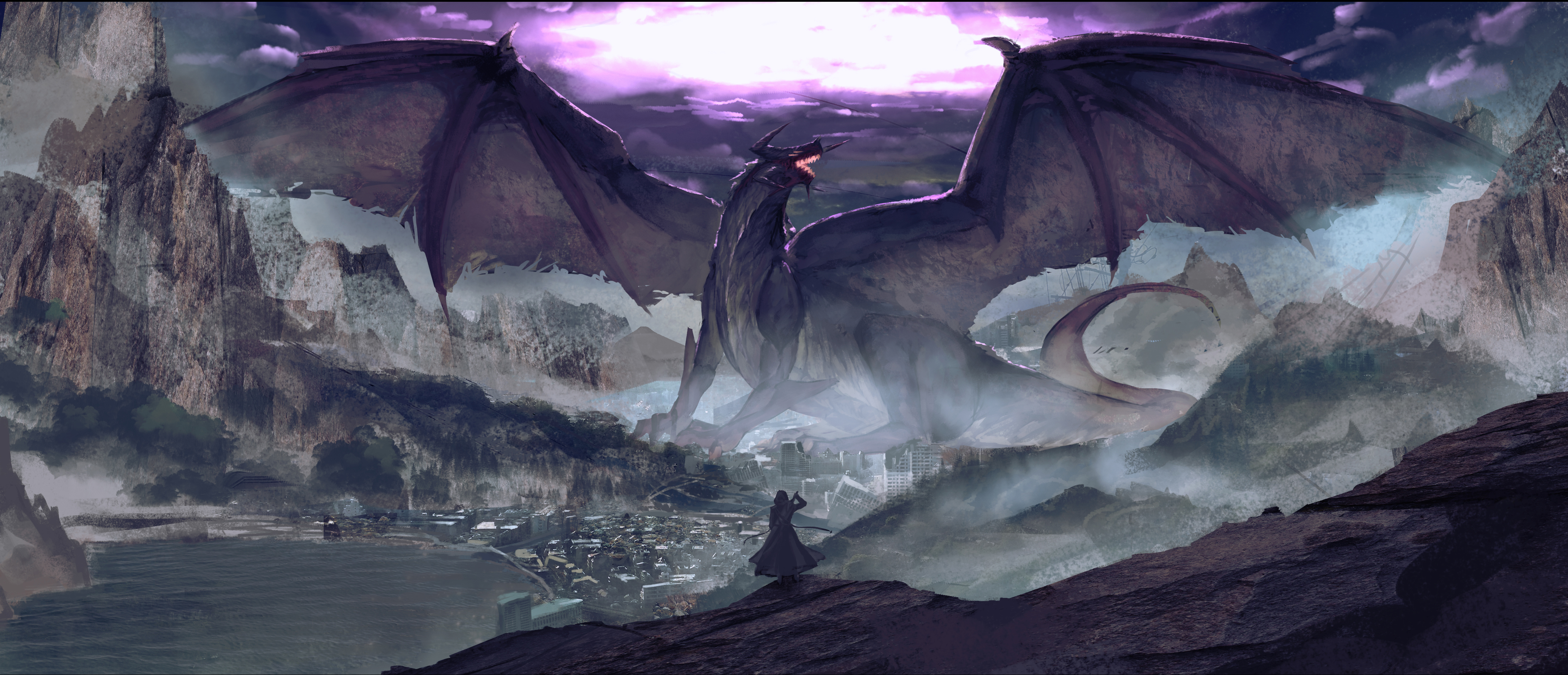 Download mobile wallpaper Fantasy, Dragon for free.