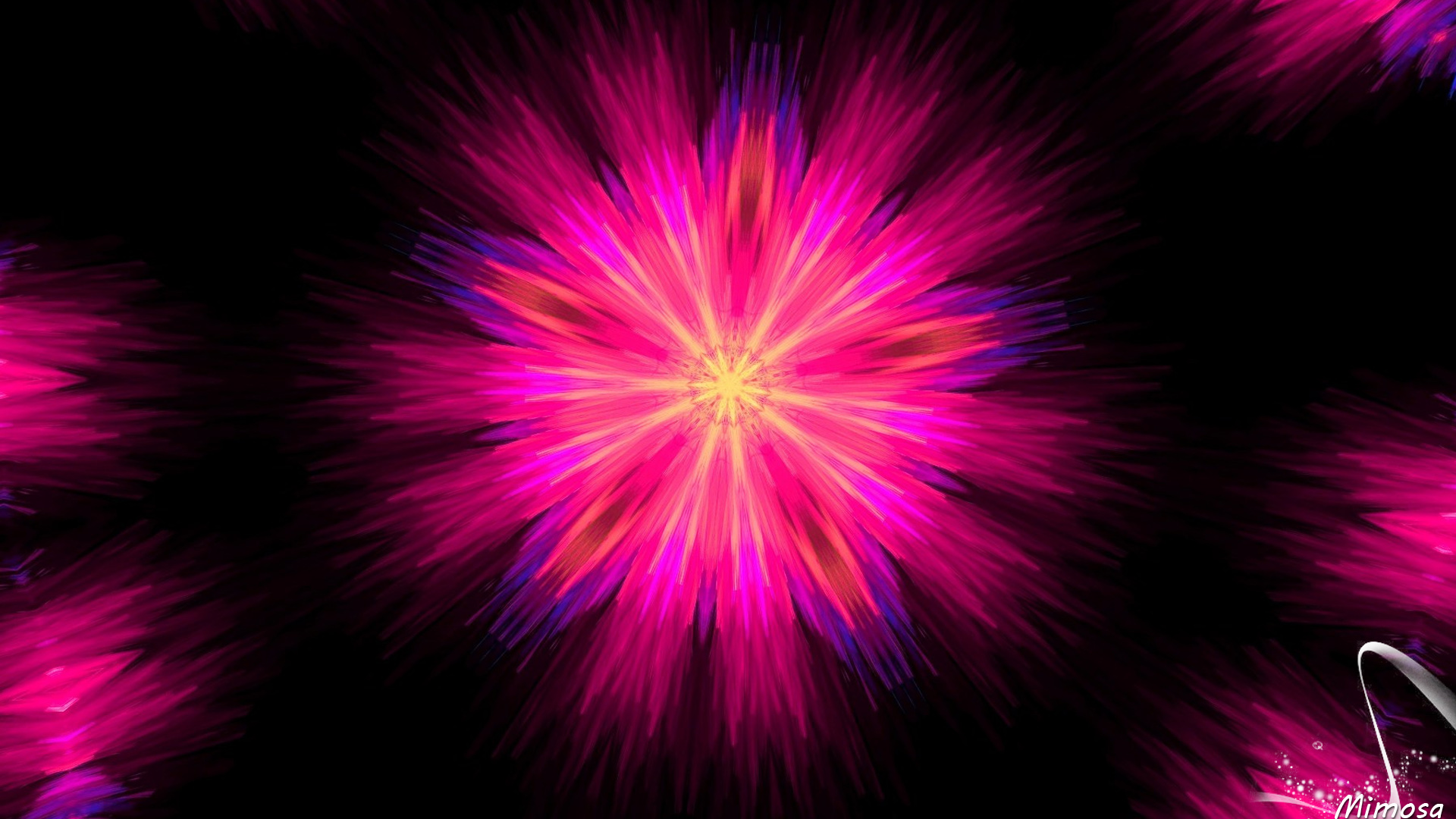 Download mobile wallpaper Abstract, Pink, Fractal, Colors for free.