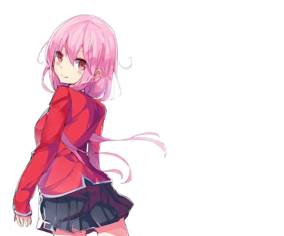 Laden Sie das Pinkes Haar, Rote Augen, Animes, Lange Haare, Guilty Crown, Inori Yuzuriha-Bild kostenlos auf Ihren PC-Desktop herunter