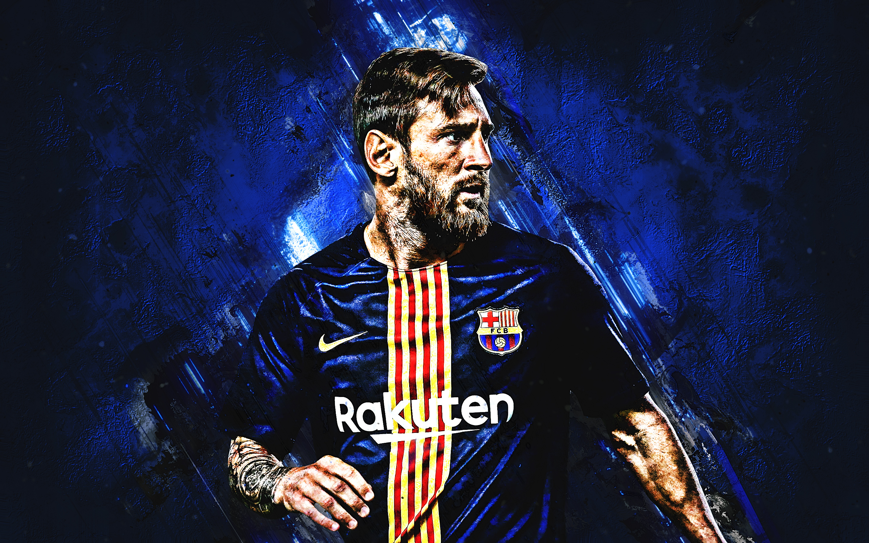 Téléchargez des papiers peints mobile Des Sports, Football, Fc Barcelona, Lionel Messi, Argentin gratuitement.