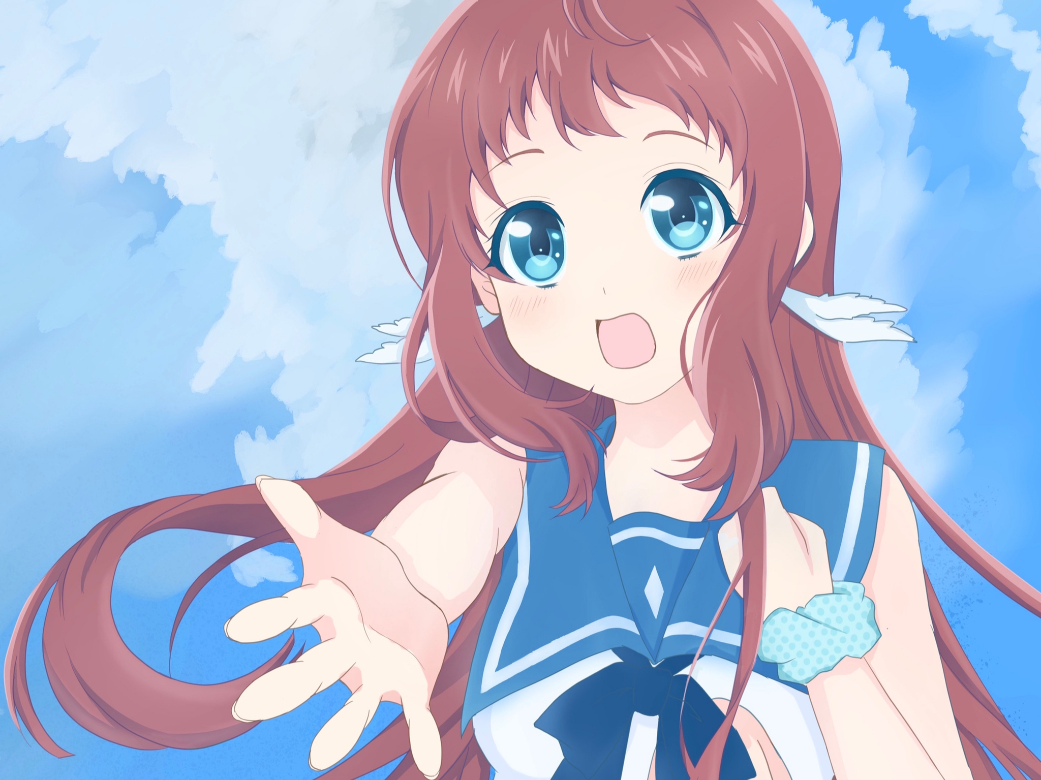 Baixe gratuitamente a imagem Anime, Manaka Mukaido, Nagi No Asukara na área de trabalho do seu PC