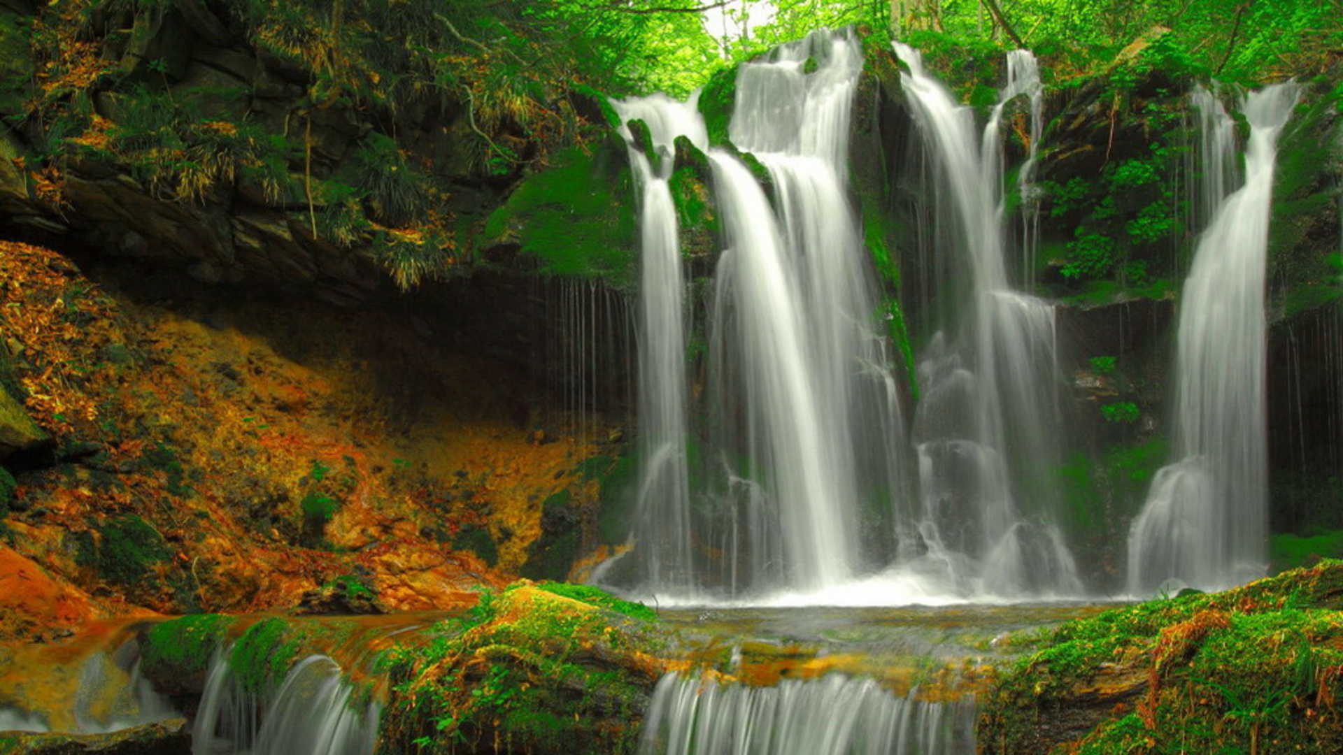 Handy-Wallpaper Wasserfall, Wasserfälle, Natur, Erde/natur kostenlos herunterladen.