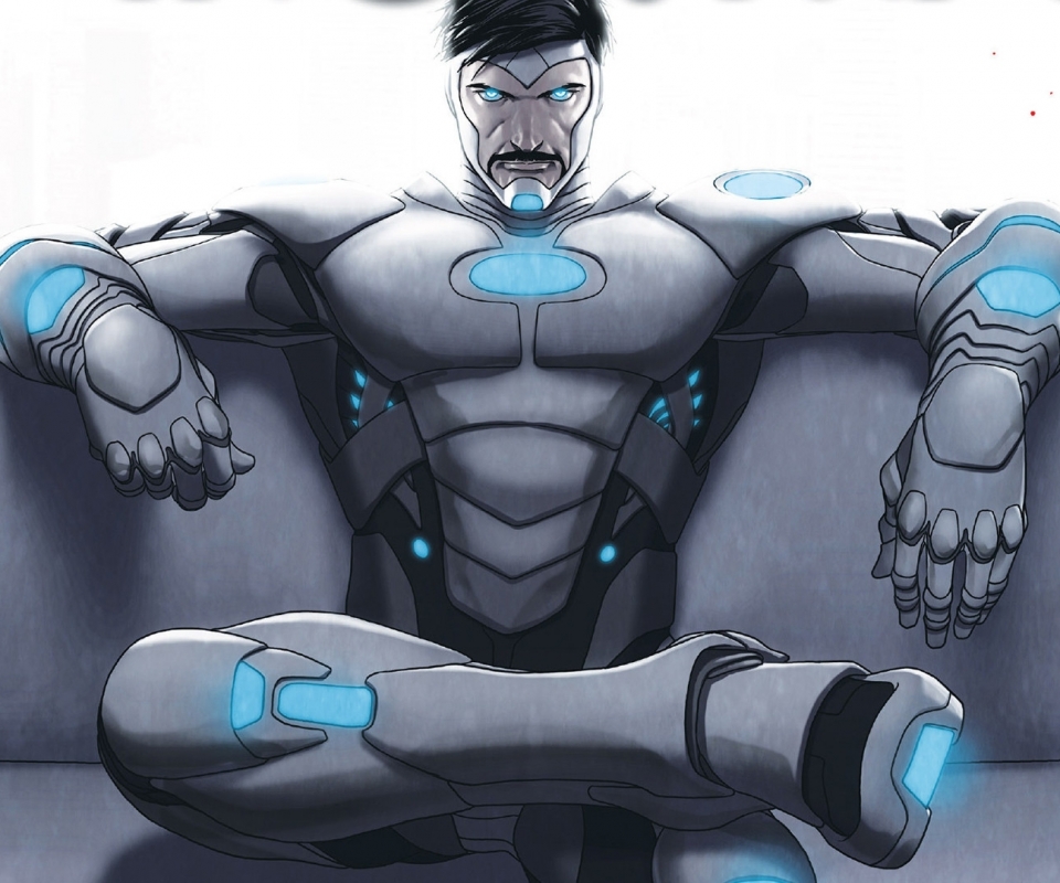 Baixar papel de parede para celular de Homem De Ferro, História Em Quadrinhos, Homem De Ferro Superior gratuito.