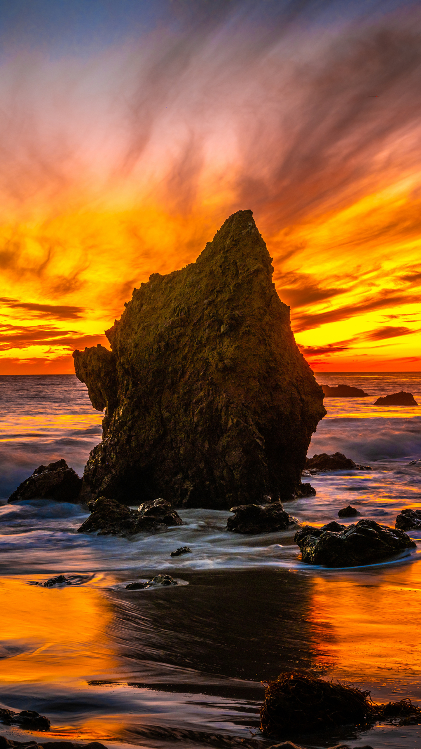 Descarga gratuita de fondo de pantalla para móvil de Naturaleza, California, Atardecer, Tierra/naturaleza.