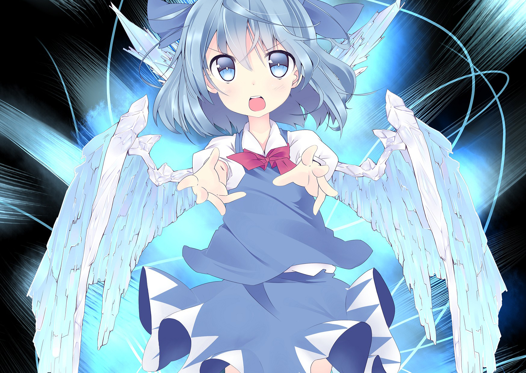 Free download wallpaper Anime, Touhou, Cirno (Touhou) on your PC desktop