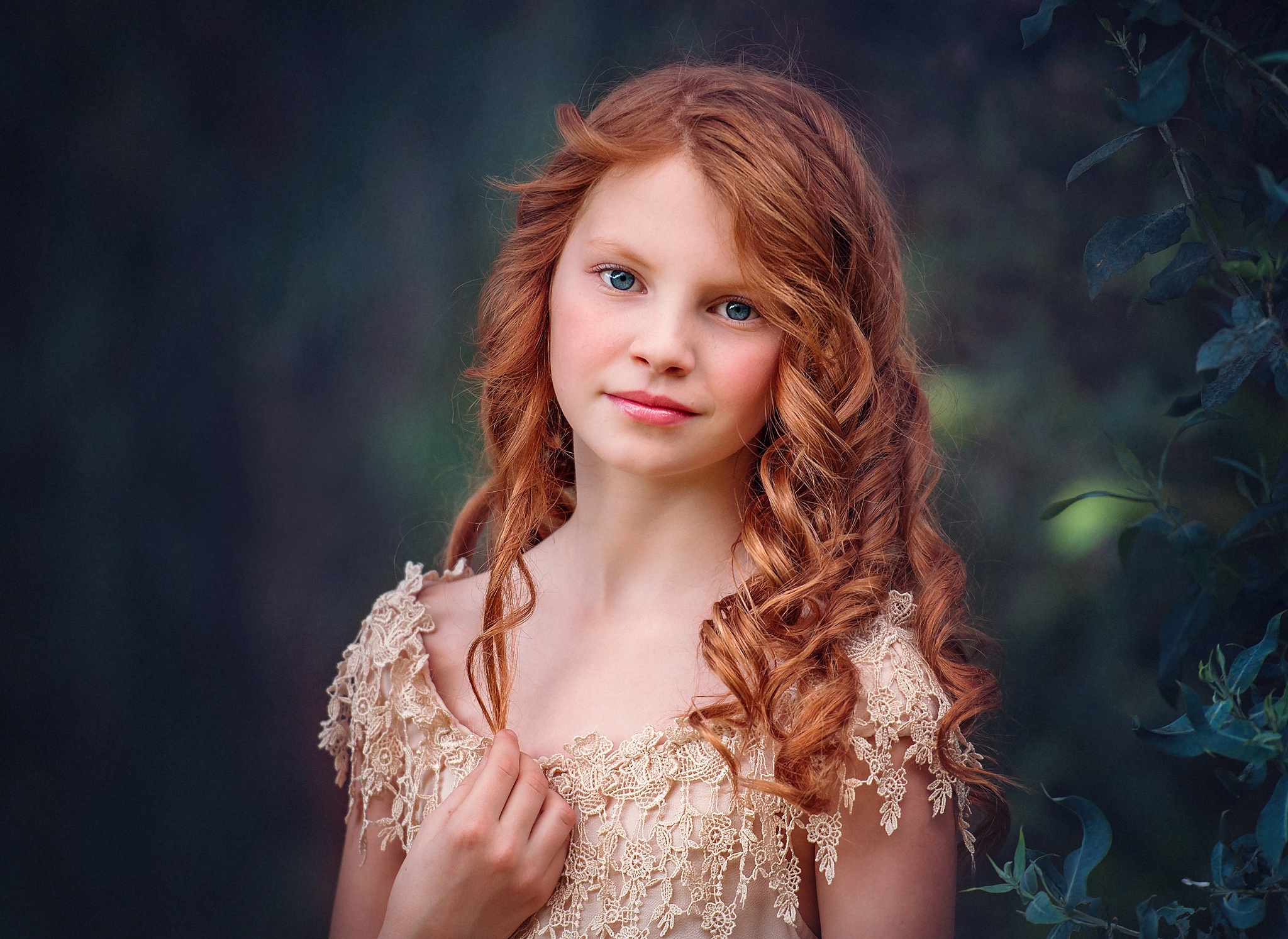 Download mobile wallpaper Redhead, Child, Photography, Blue Eyes for free.