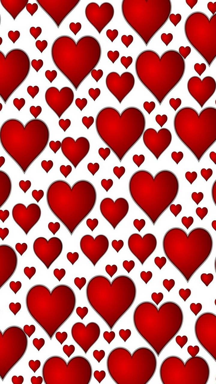 Скачать картинку Любовь, Красный, Сердце, Художественные, Шаблоны, Шаблон в телефон бесплатно.