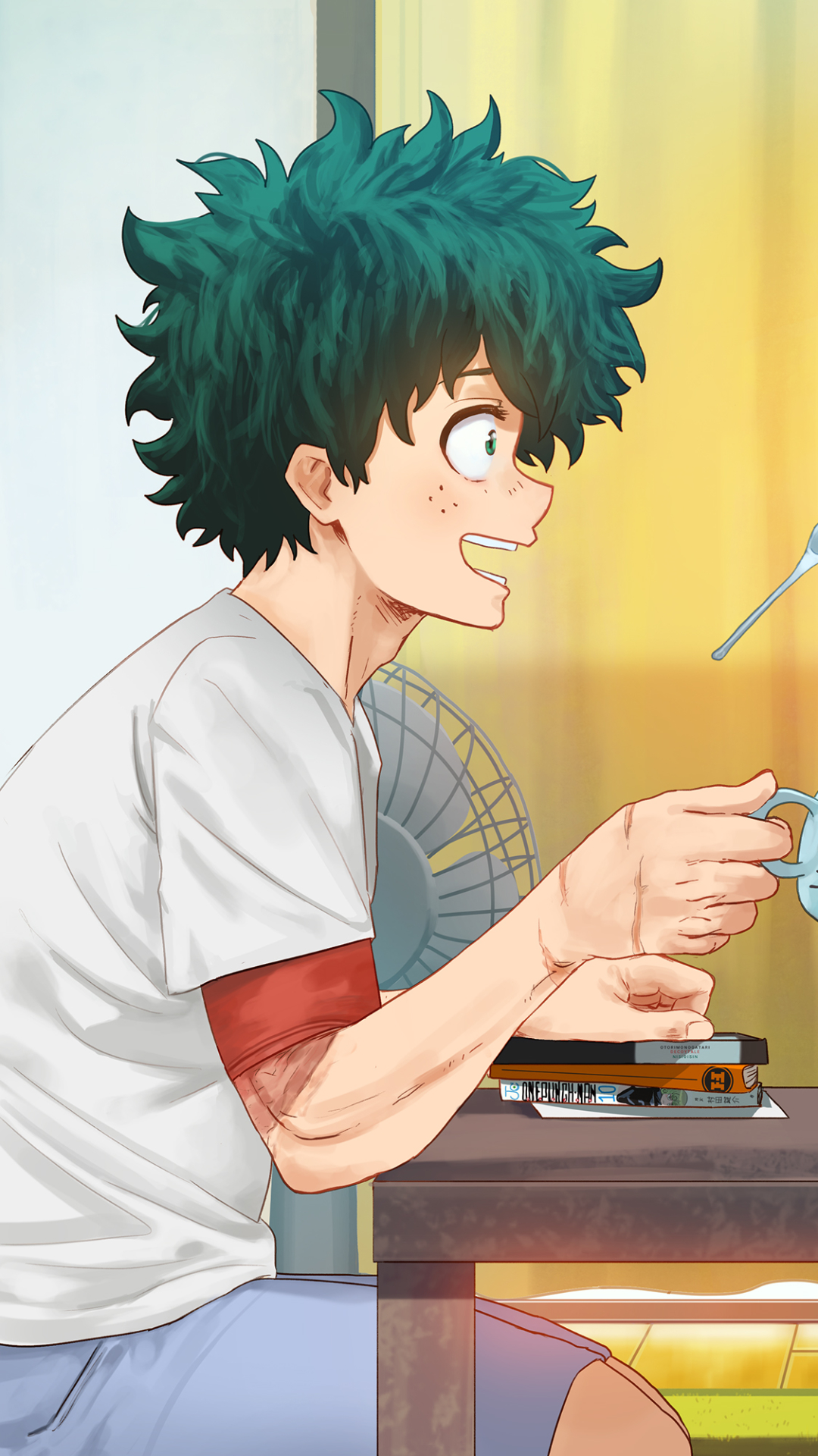 Handy-Wallpaper Animes, Izuku Midoriya, Boku No Hero Academia kostenlos herunterladen.