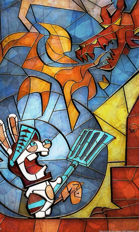 Handy-Wallpaper Computerspiele, Rayman Raving Rabbids, Rabbids, Rayman kostenlos herunterladen.