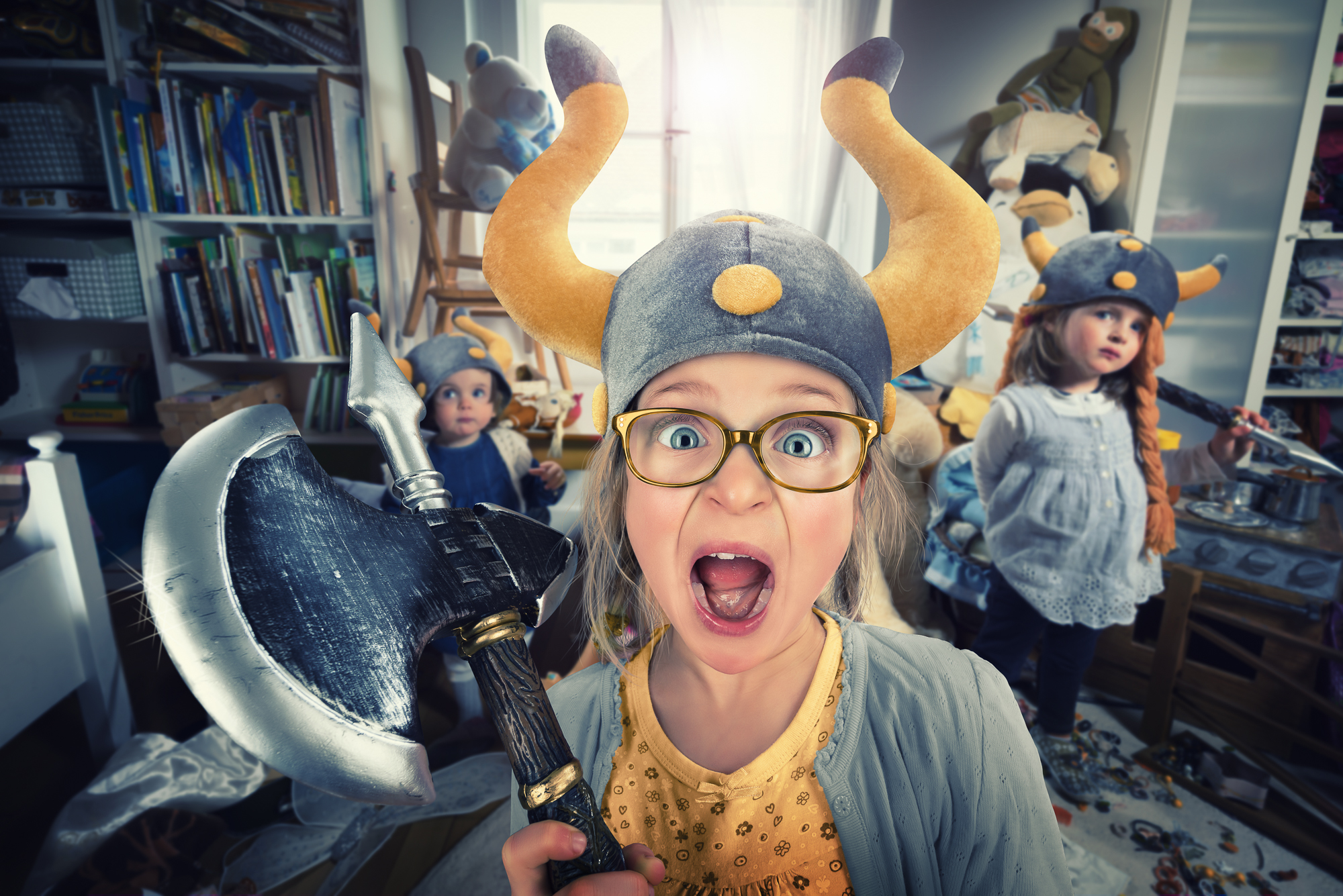 Free download wallpaper Child, Photography, Humor, Viking on your PC desktop