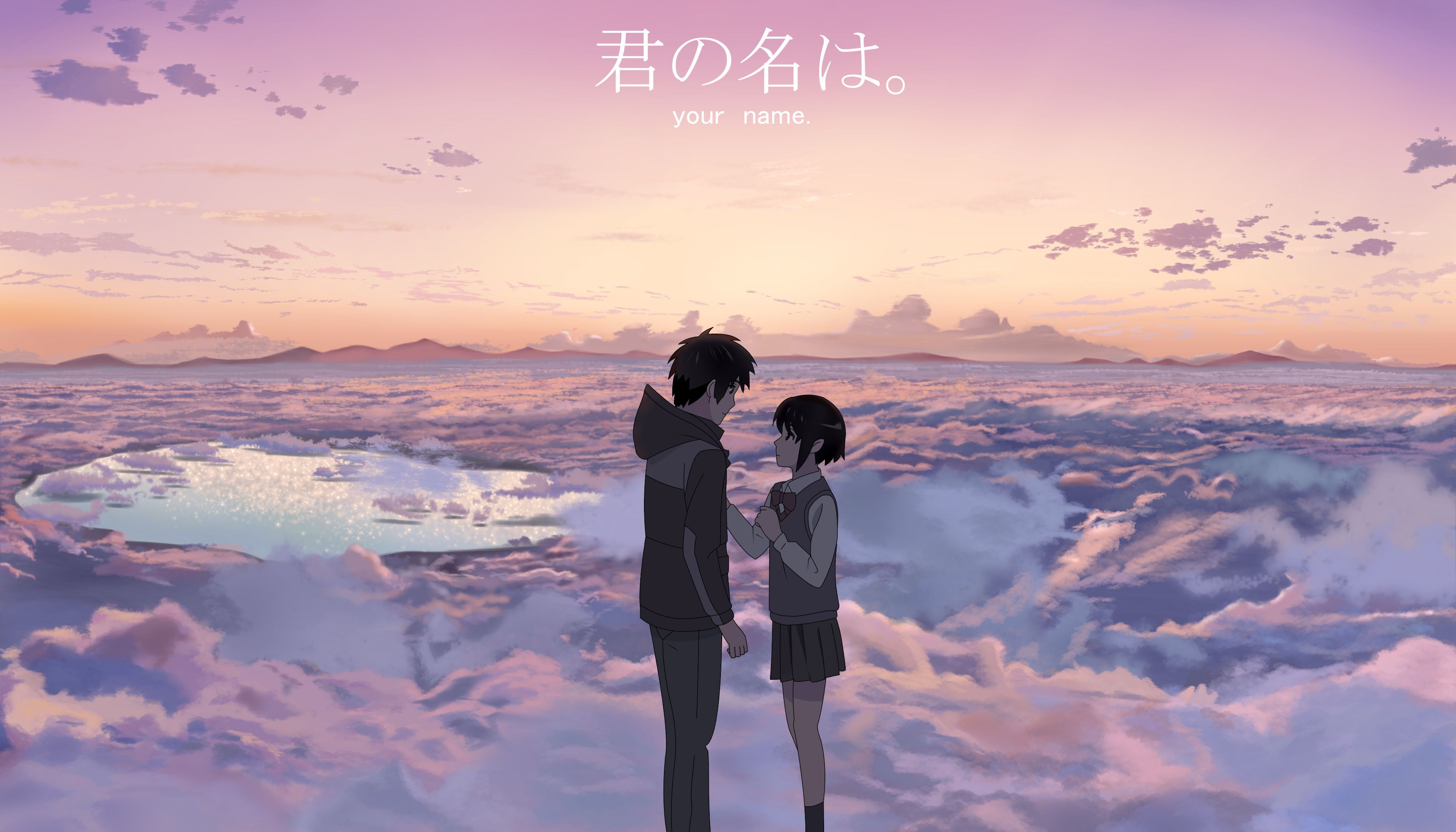 Handy-Wallpaper Animes, Your Name Gestern Heute Und Für Immer, Mitsuha Miyamizu, Taki Tachibana kostenlos herunterladen.