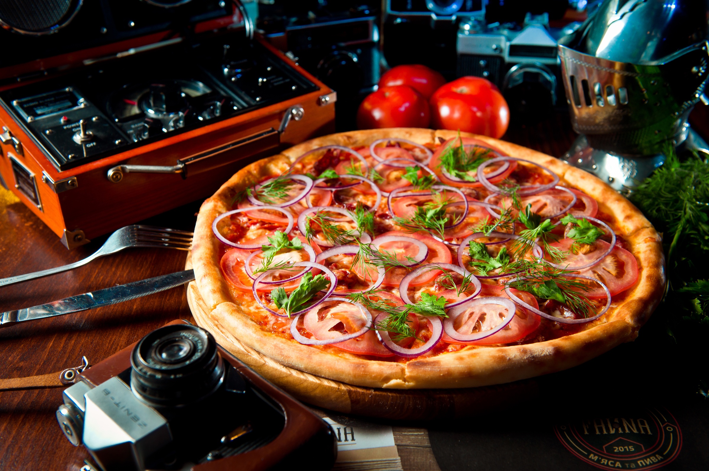 Завантажити шпалери безкоштовно Піца, Натюрморт, Харчування, Зеніт (Бренд) картинка на робочий стіл ПК