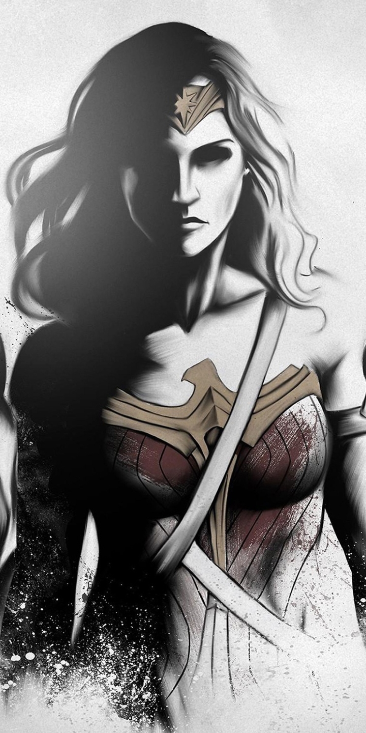 Handy-Wallpaper Comics, Dc Comics, Wonderwoman, Wunderfrau kostenlos herunterladen.