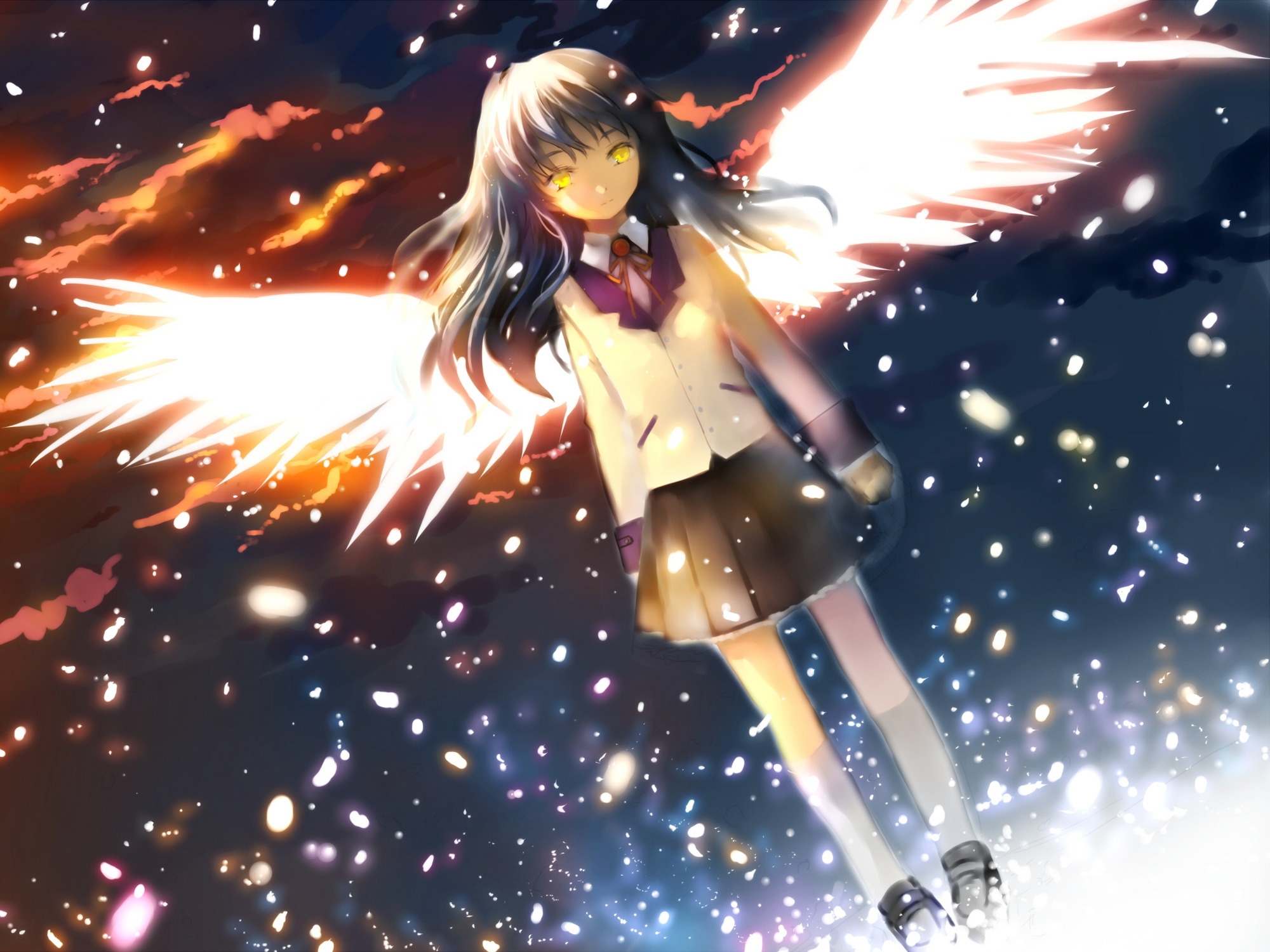 Laden Sie das Animes, Angel Beats!, Kanade Tachibana-Bild kostenlos auf Ihren PC-Desktop herunter