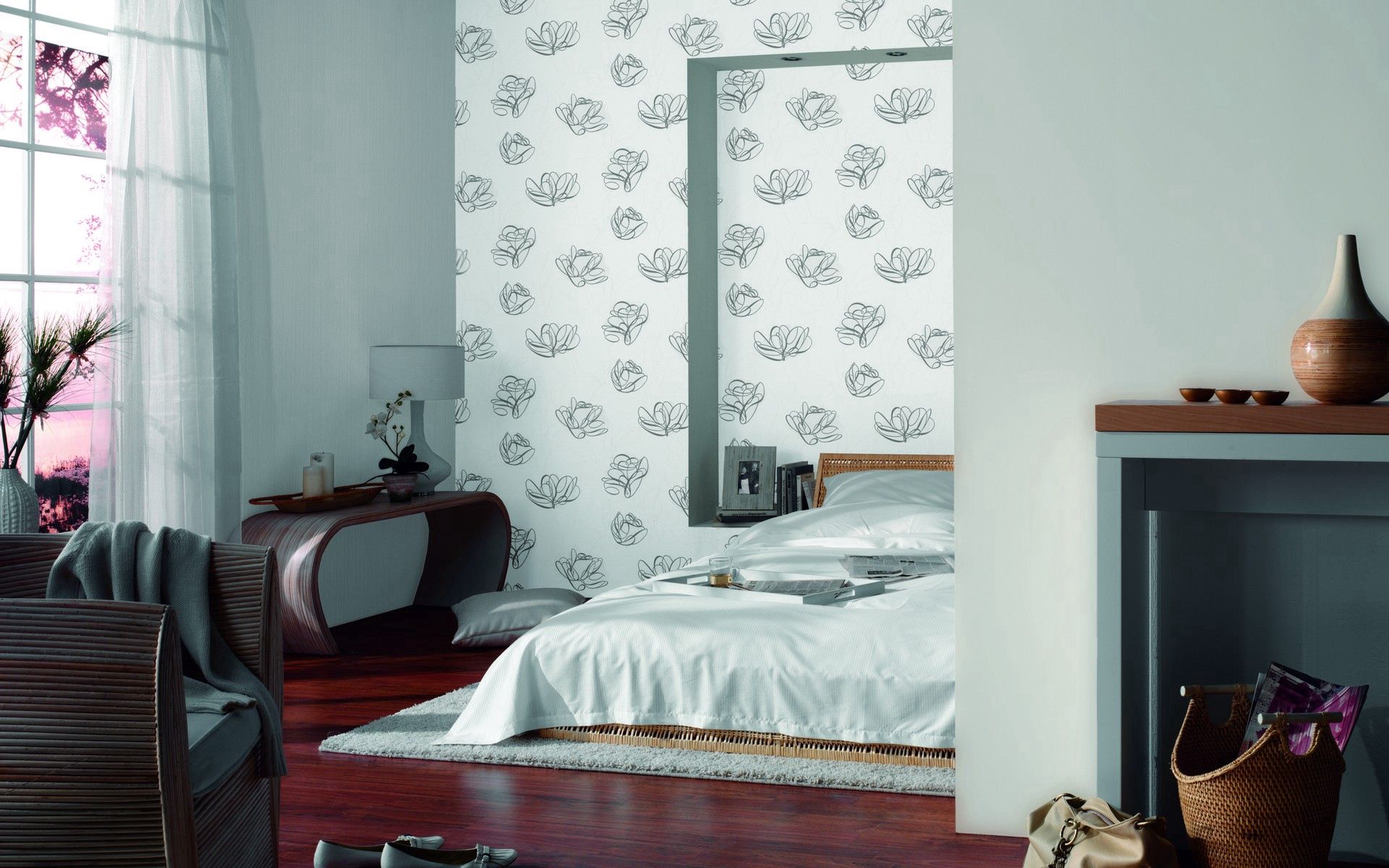Handy-Wallpaper Sonstige, Design, Möbel, Bett, Verschiedenes, Wand, Zimmer kostenlos herunterladen.
