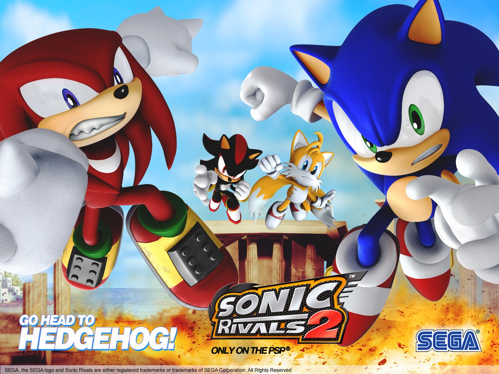 Завантажити шпалери Sonic Rivals 2 на телефон безкоштовно