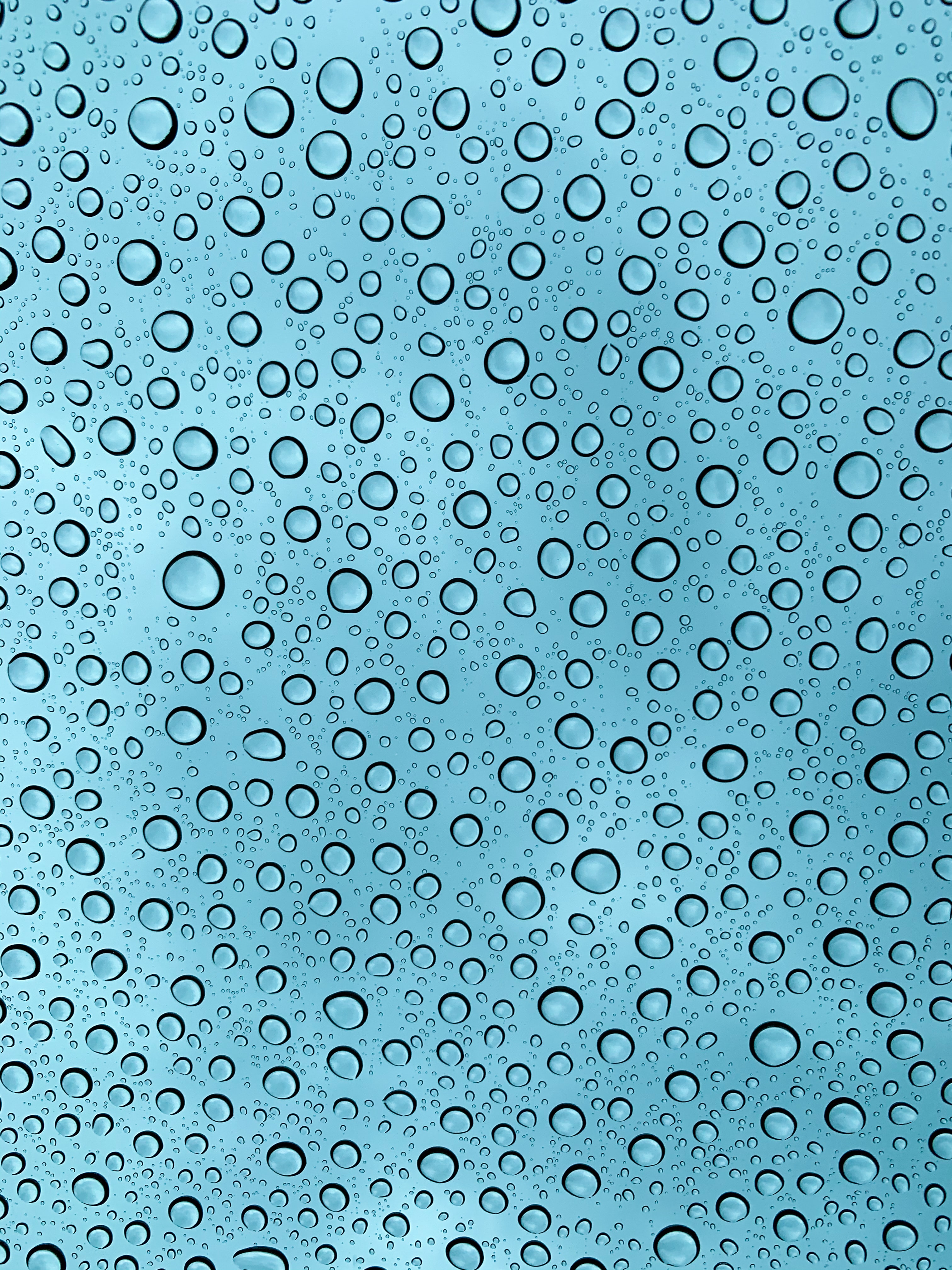 Download mobile wallpaper Water, Drops, Pattern, Glass, Abstract for free.