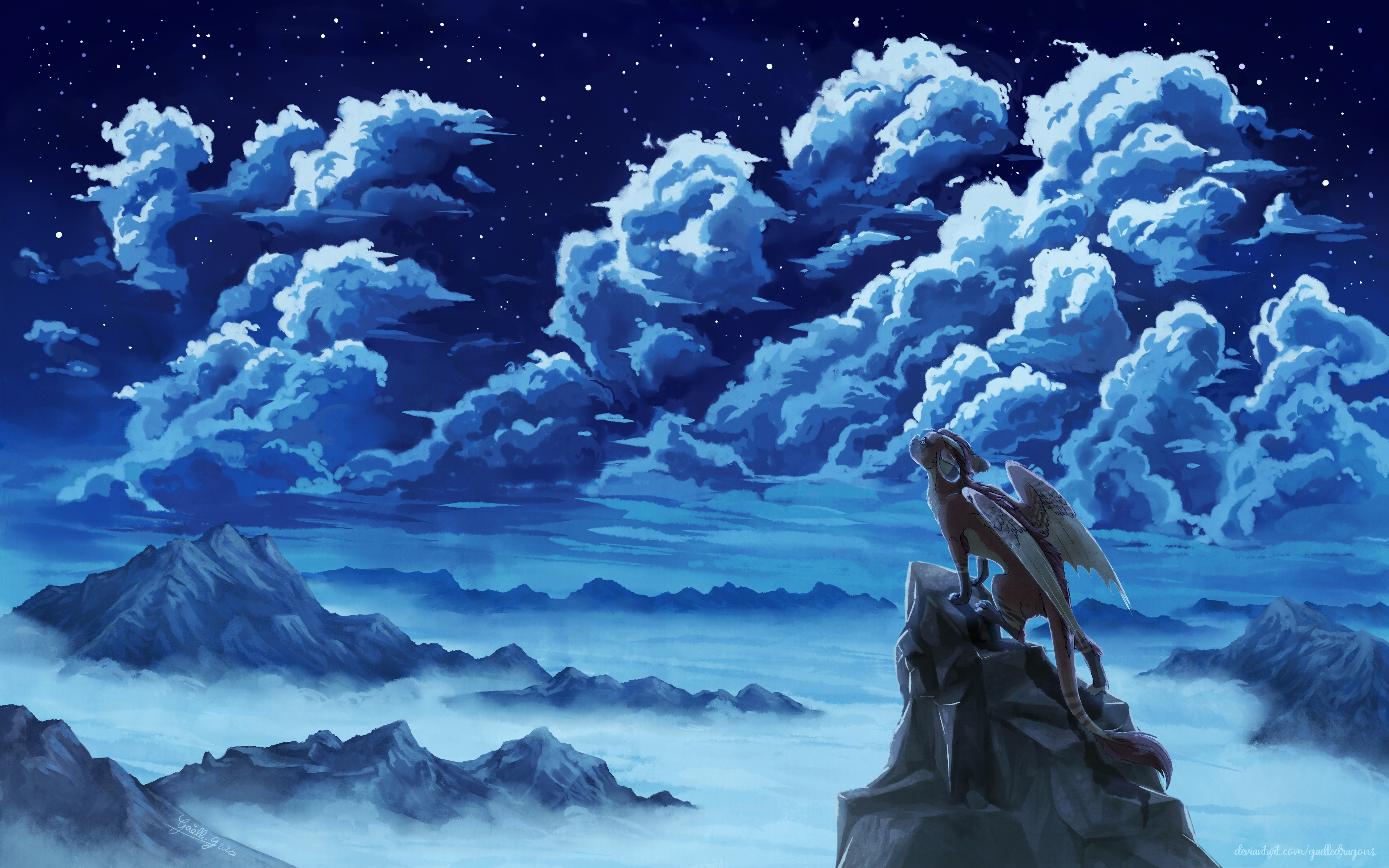 Free download wallpaper Fantasy, Sky, Mountain, Dragon, Cloud on your PC desktop