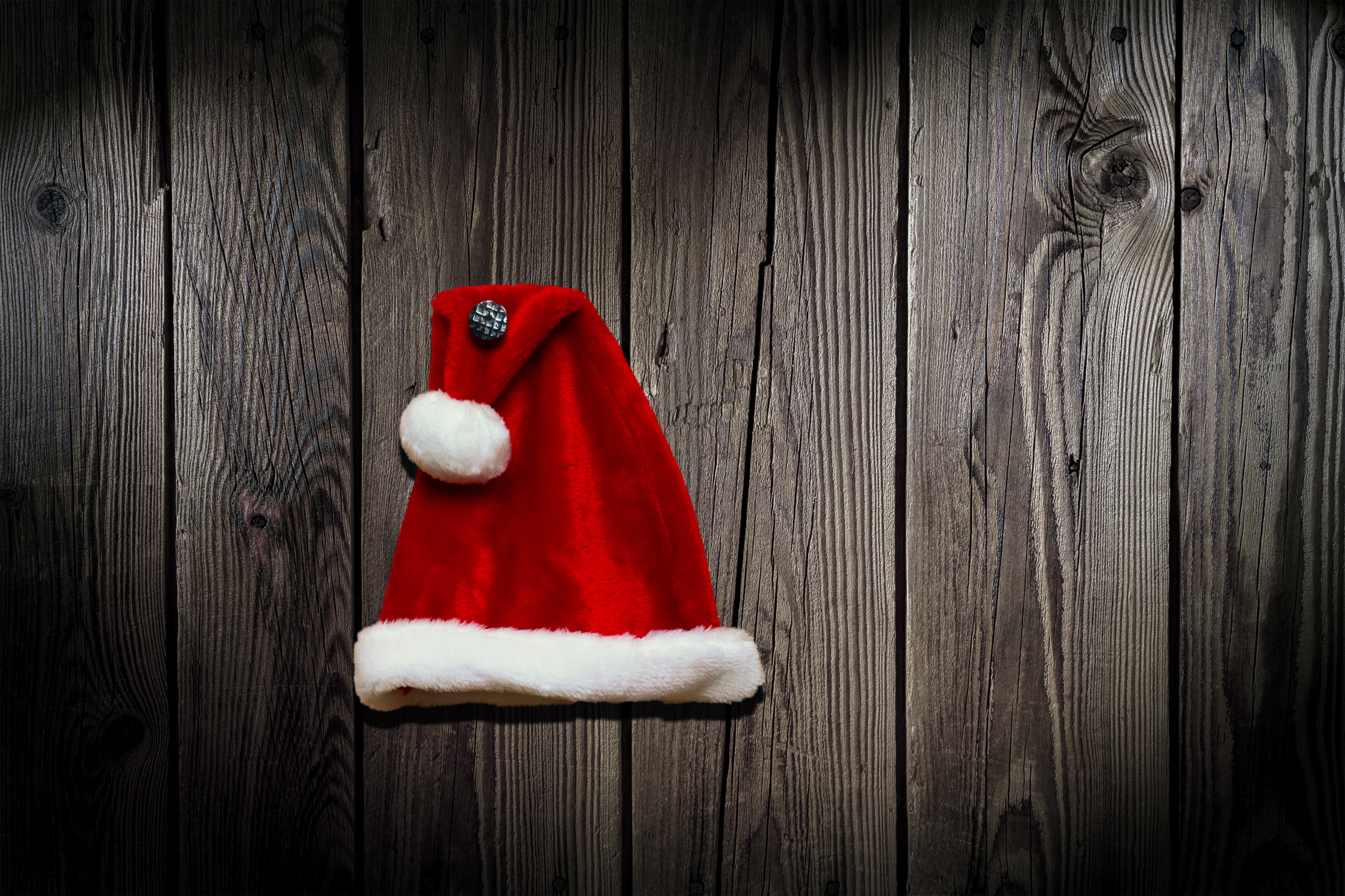 Download mobile wallpaper Christmas, Holiday, Santa Hat for free.