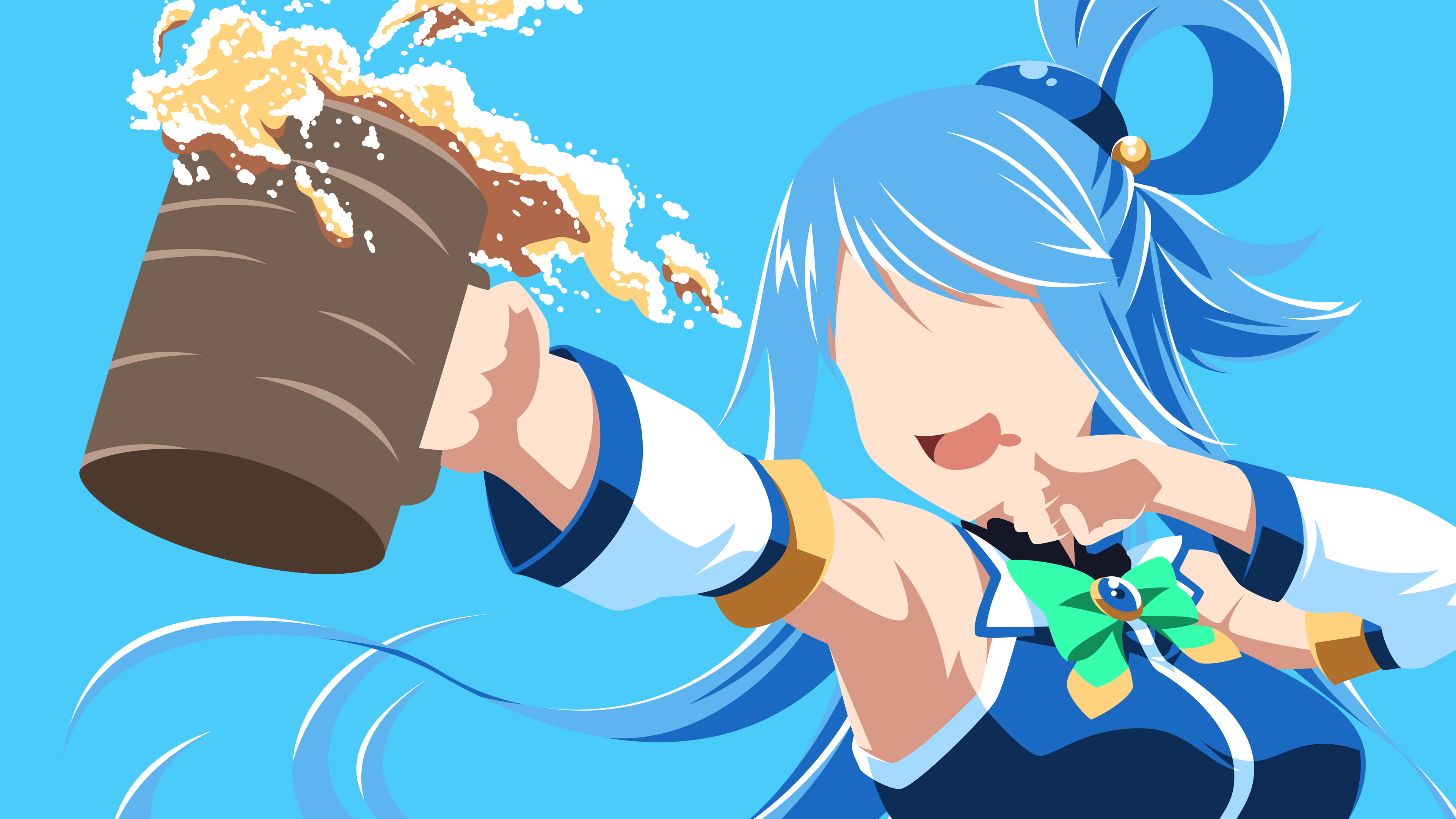 Laden Sie das Animes, Konosuba: God's Blessing On This Wonderful World!, Aqua (Konosuba), Konosuba-Bild kostenlos auf Ihren PC-Desktop herunter