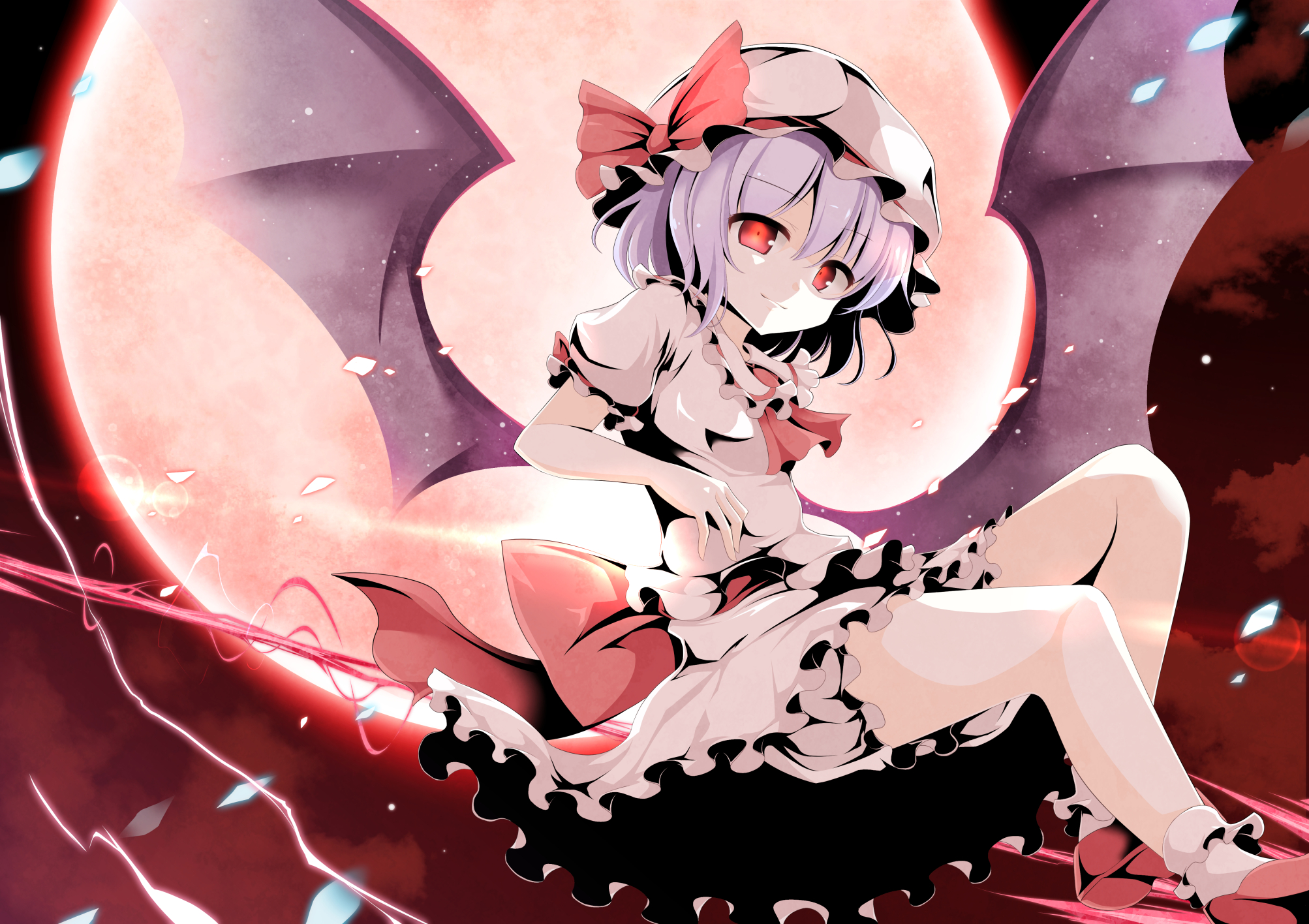 Descarga gratis la imagen Animado, Remilia Escarlata, Touhou en el escritorio de tu PC