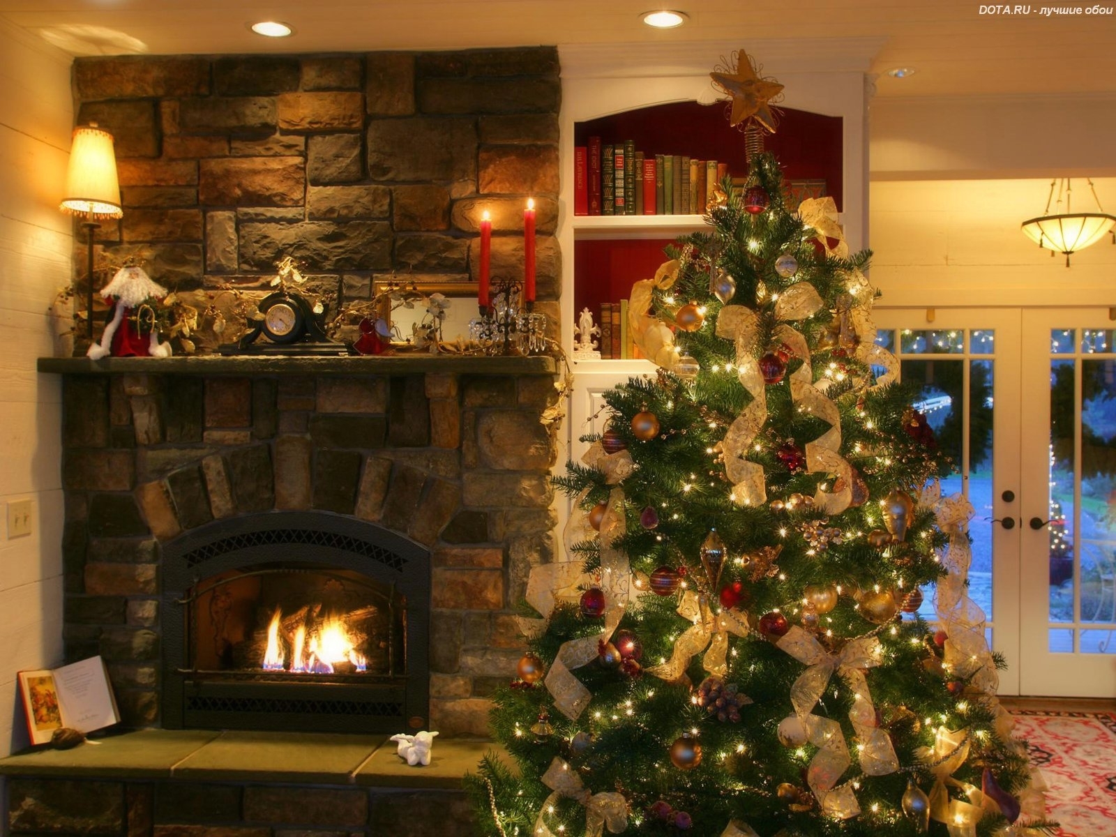 PCデスクトップに祝日, 新年, モミの木, インテリア, クリスマス画像を無料でダウンロード