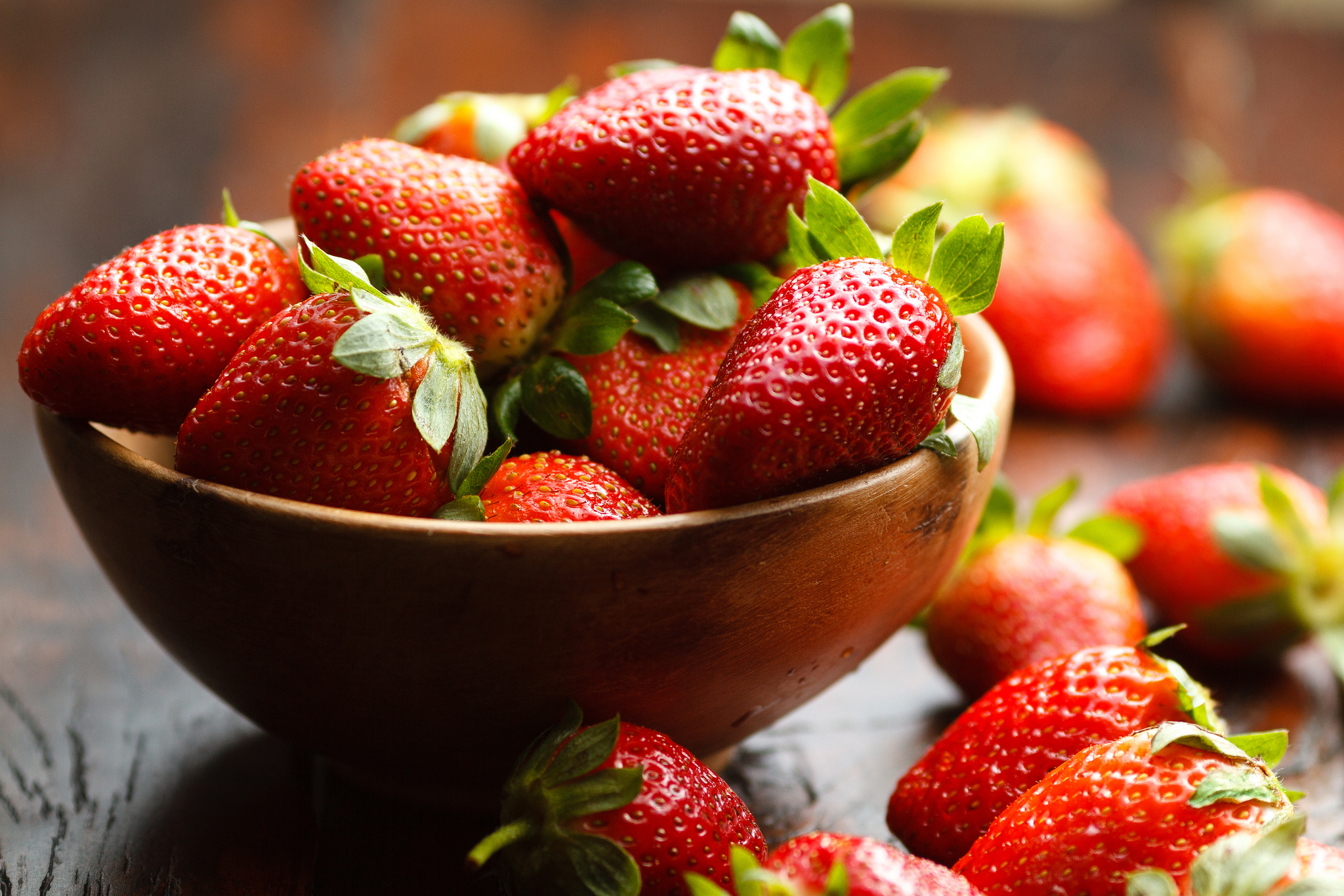 Download mobile wallpaper Fruits, Food, Strawberry for free.