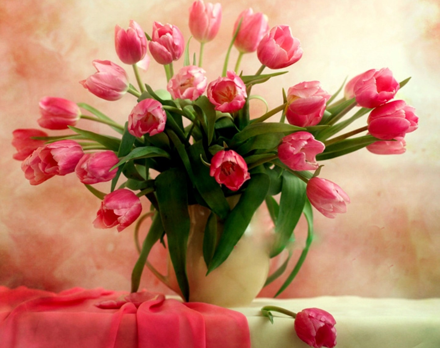 Download mobile wallpaper Still Life, Flower, Close Up, Vase, Tulip, Photography, Pink Flower for free.