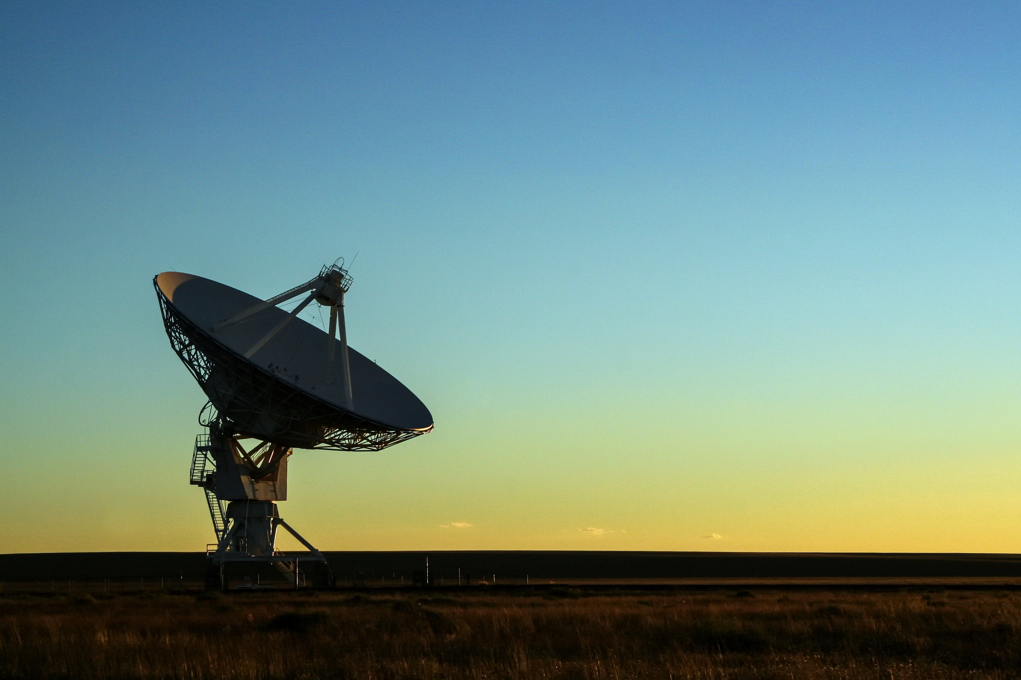 antenna, man made, telescope, horizon