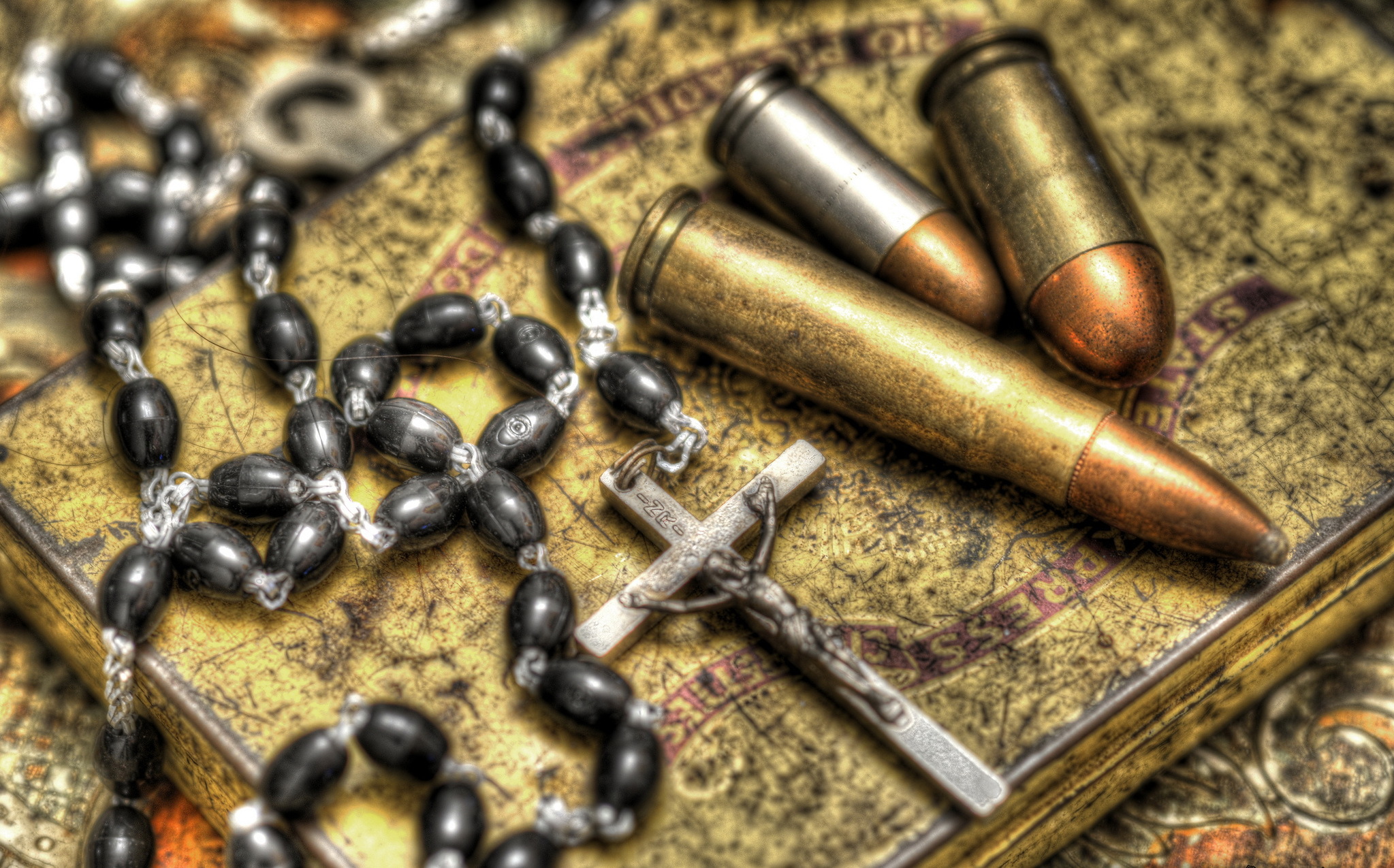 Free download wallpaper Still Life, Photography, Cross, Bullet on your PC desktop
