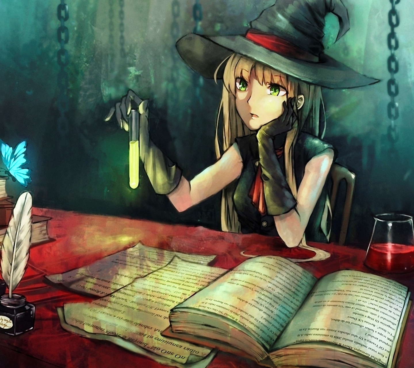 Laden Sie das Fantasie, Hexe, Animes-Bild kostenlos auf Ihren PC-Desktop herunter