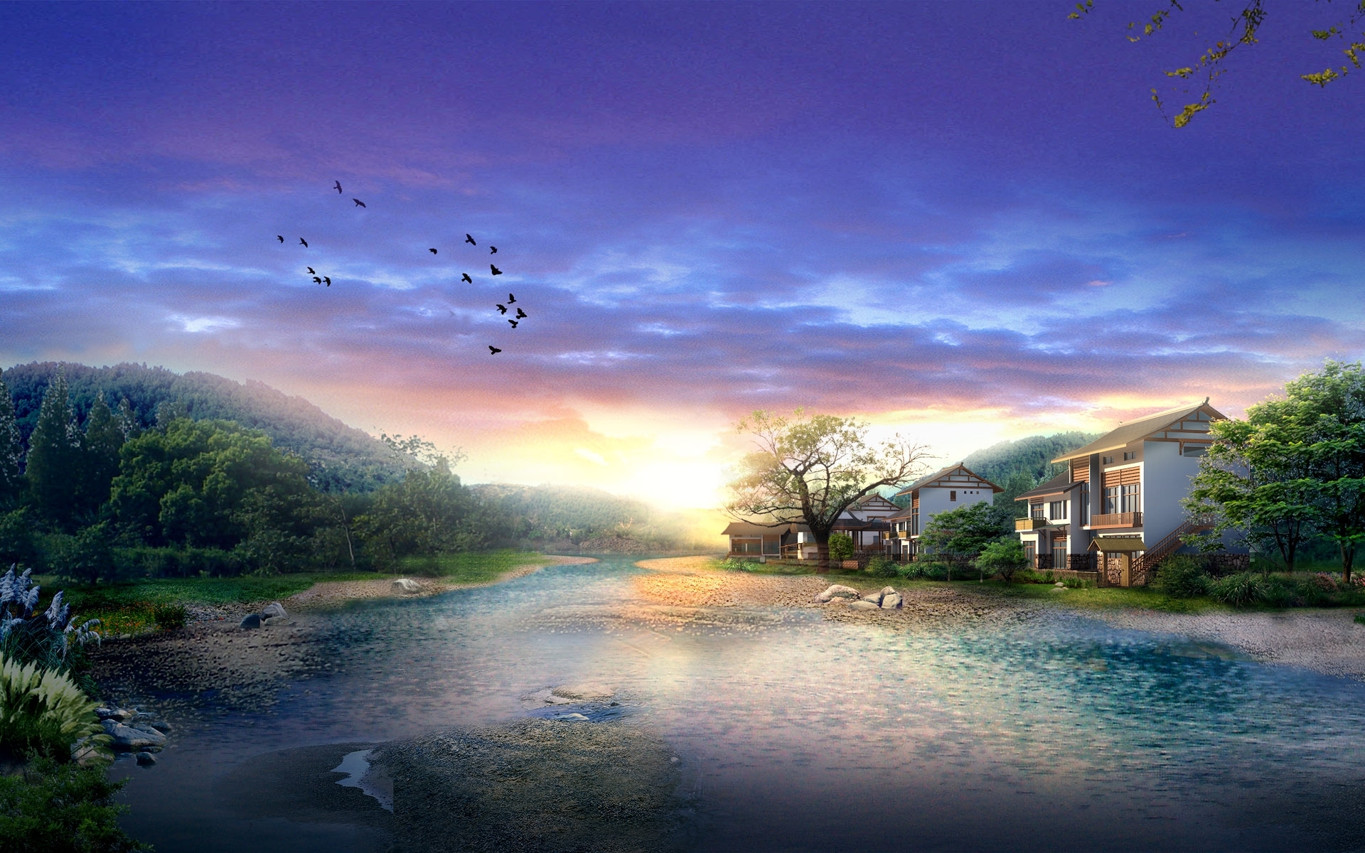 Free download wallpaper Nature, Landscape, Pictures on your PC desktop