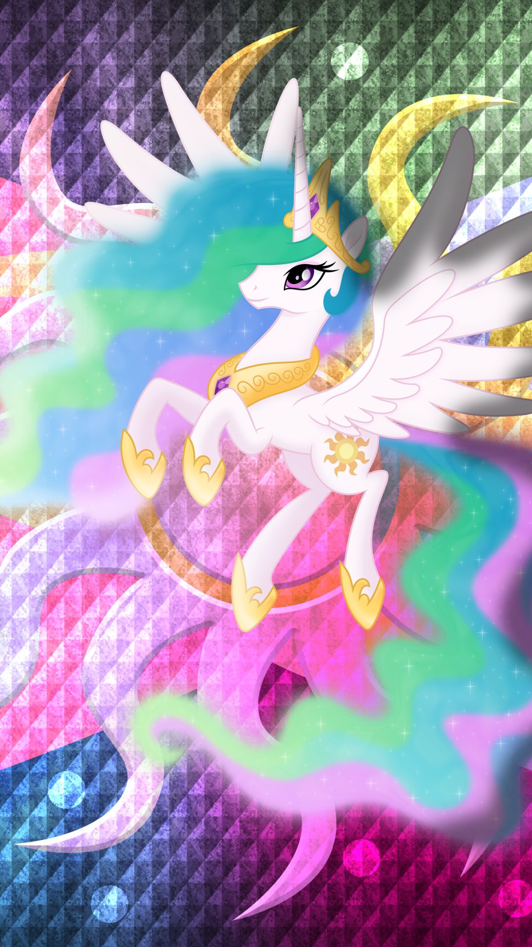 Download mobile wallpaper Princess Celestia, My Little Pony: Friendship Is Magic, My Little Pony, Tv Show for free.