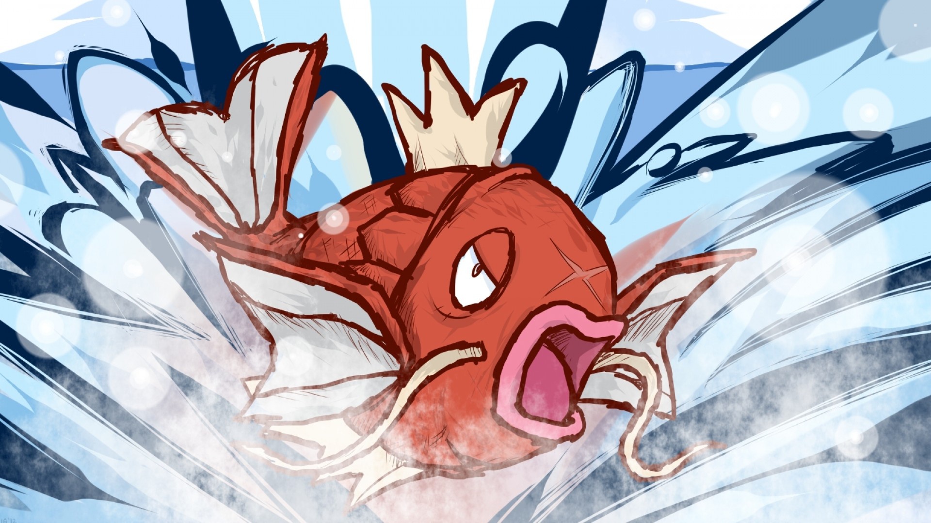 Free download wallpaper Anime, Pokémon, Magikarp (Pokémon) on your PC desktop