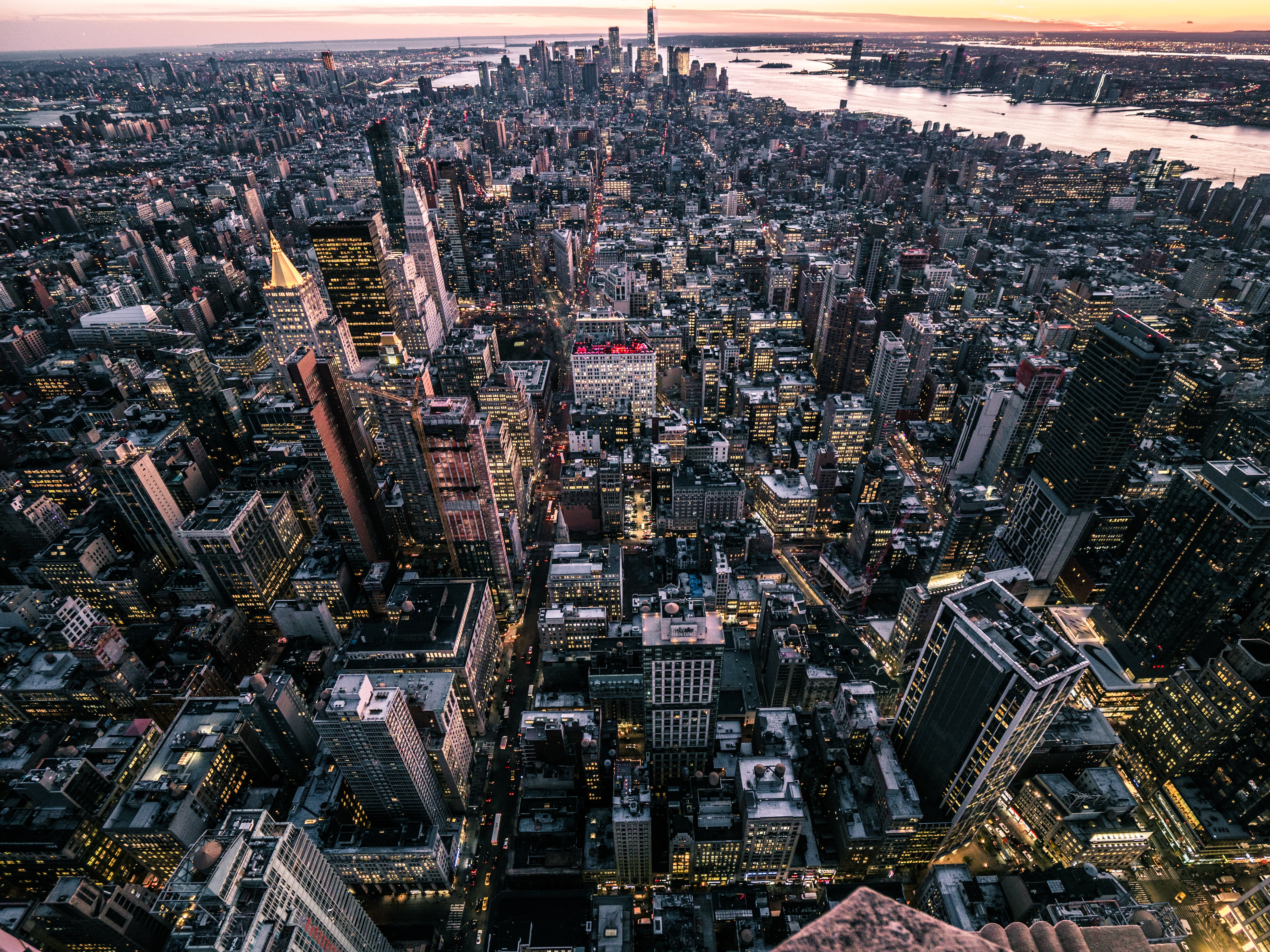 83895 скачать картинку нью йорк, города, вид сверху, город, сша - обои и заставки бесплатно