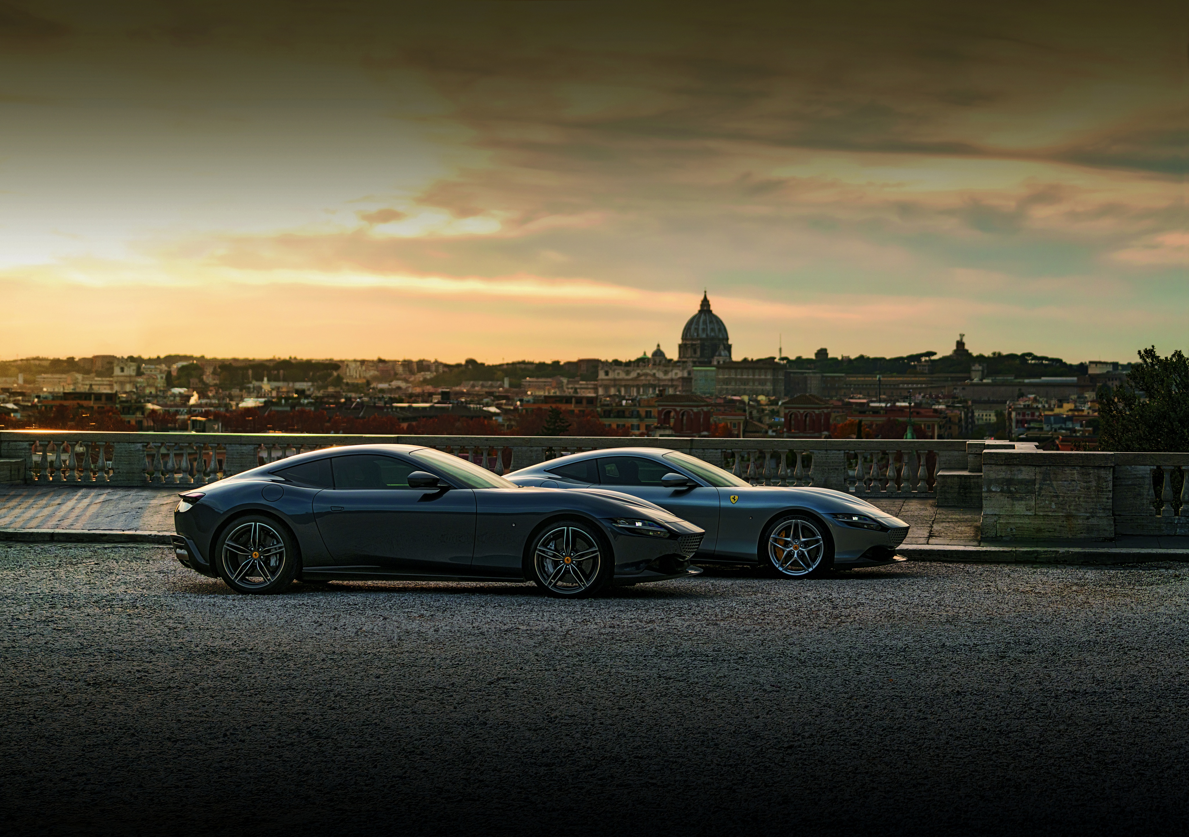 Laden Sie das Ferrari, Autos, Supersportwagen, Fahrzeuge, Ferrari Roma-Bild kostenlos auf Ihren PC-Desktop herunter