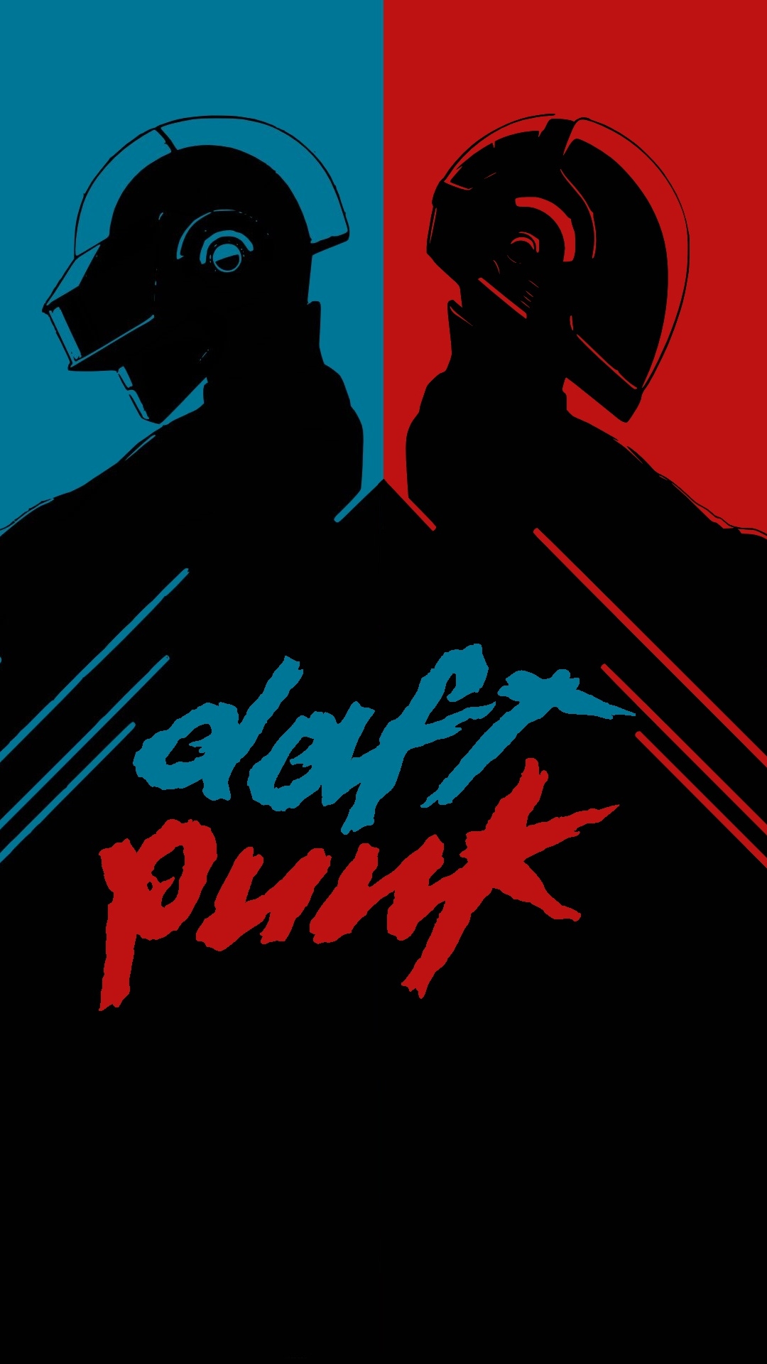 Handy-Wallpaper Musik, Daft Punk kostenlos herunterladen.