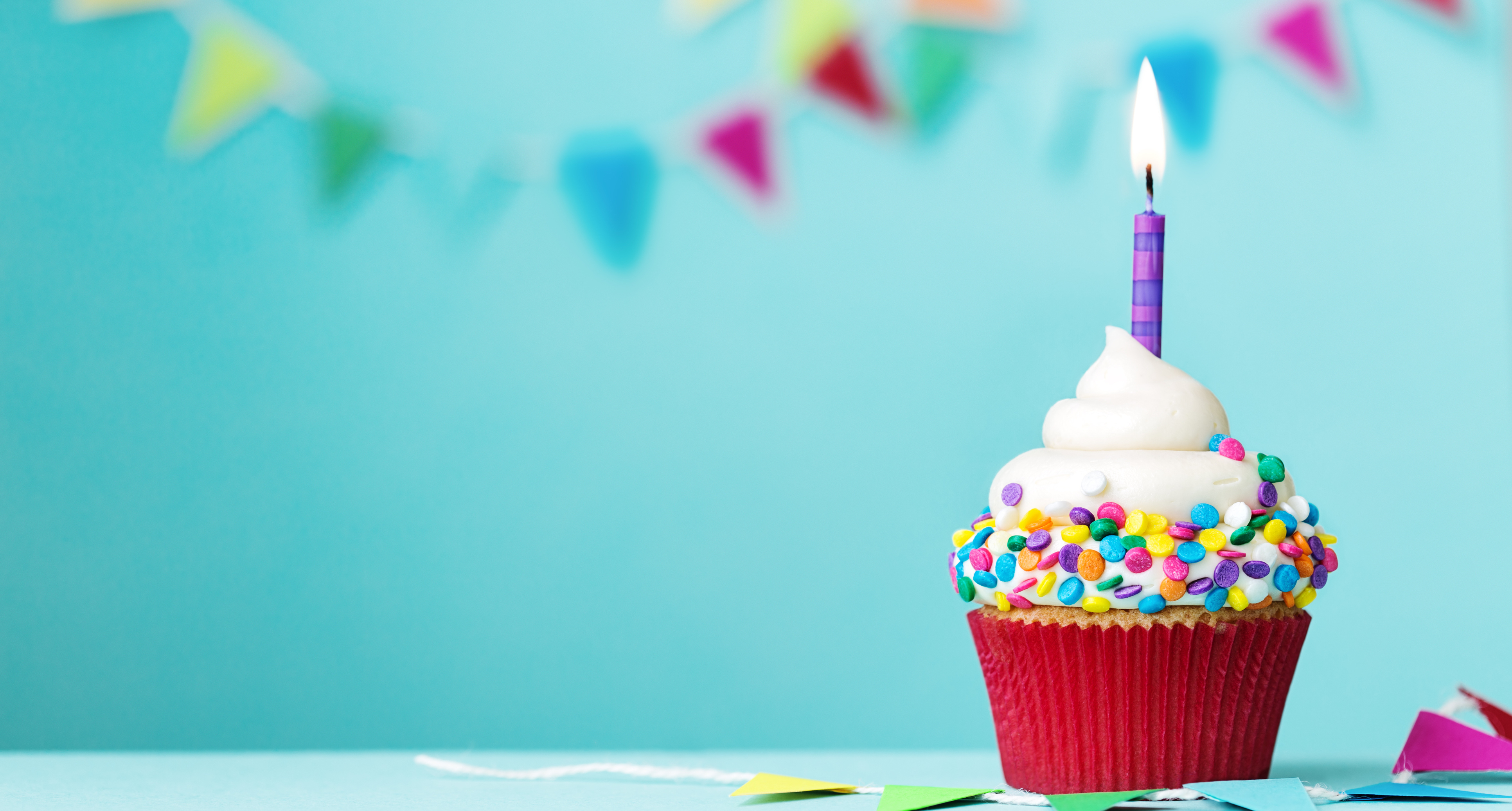 Laden Sie das Kerze, Cupcake, Geburtstag, Nahrungsmittel-Bild kostenlos auf Ihren PC-Desktop herunter
