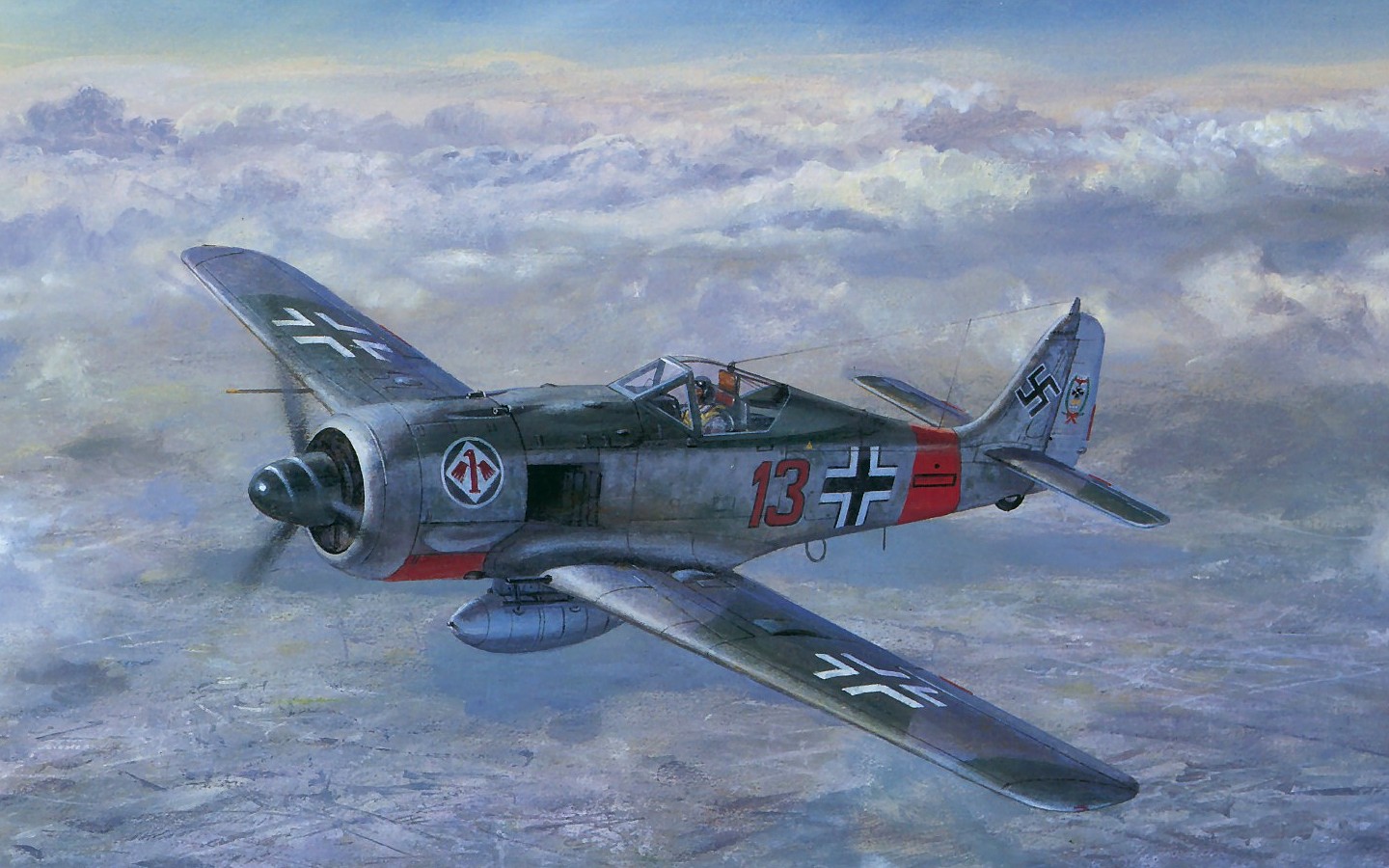 Завантажити шпалери Focke Wulf Fw 190 на телефон безкоштовно