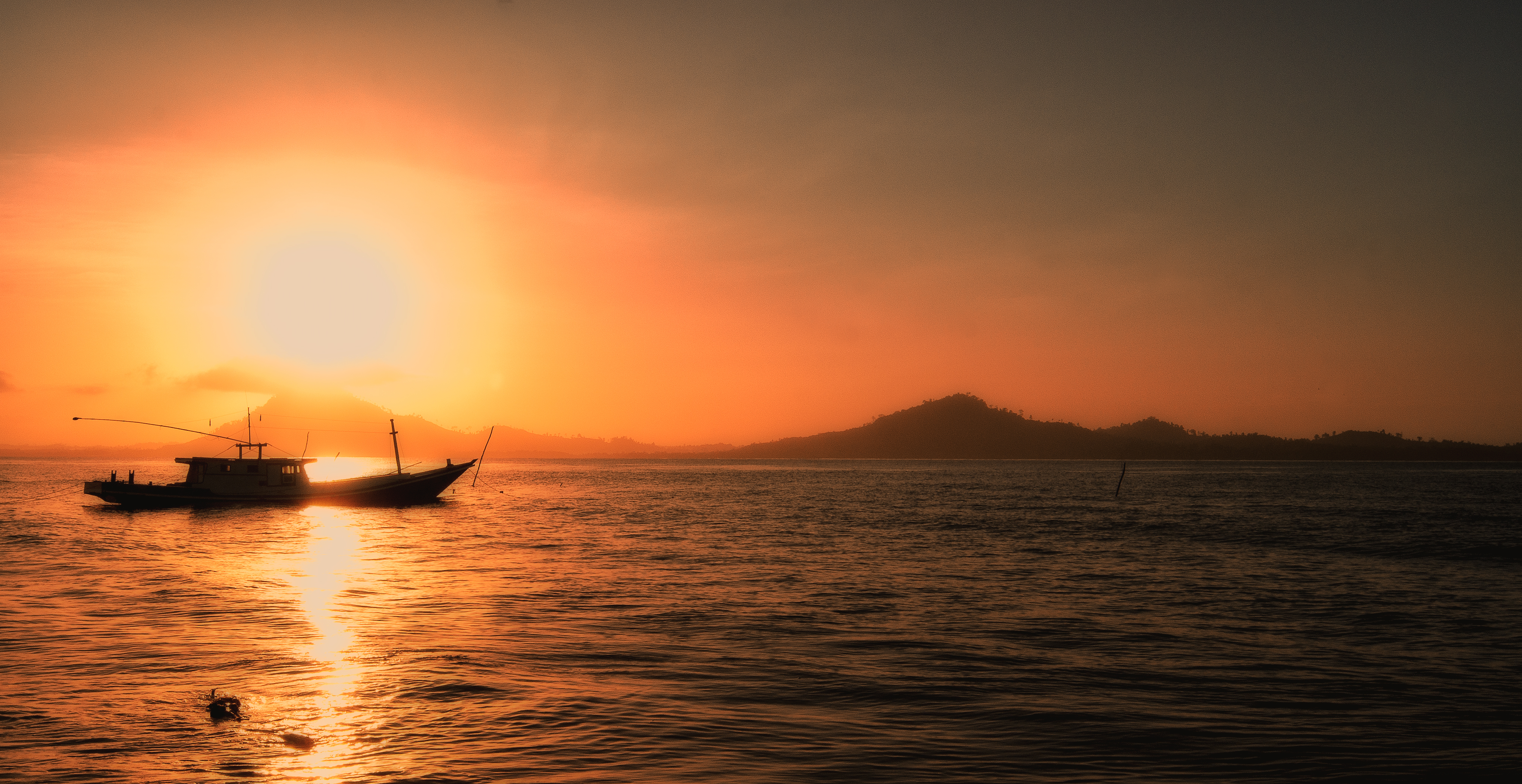 Free download wallpaper Sunset, Sea, Indonesia, Photography on your PC desktop