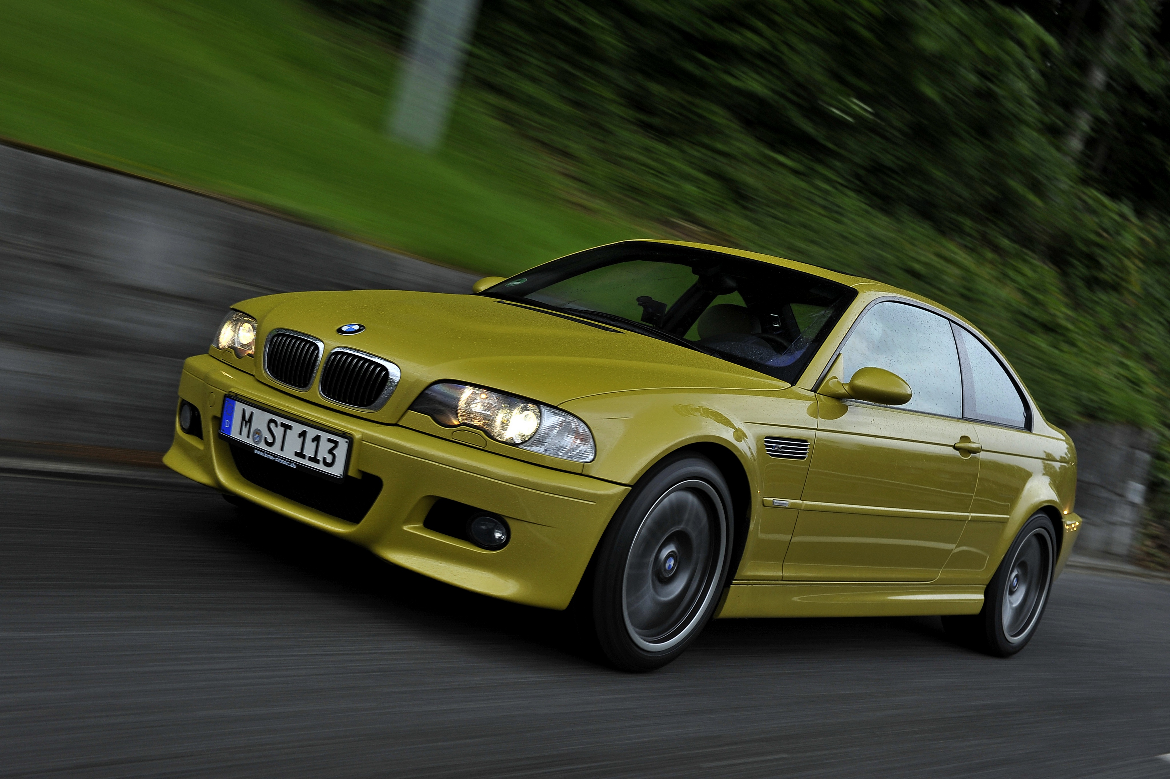 Download mobile wallpaper Bmw, Bmw M3, Car, Vehicles, Yellow Car for free.