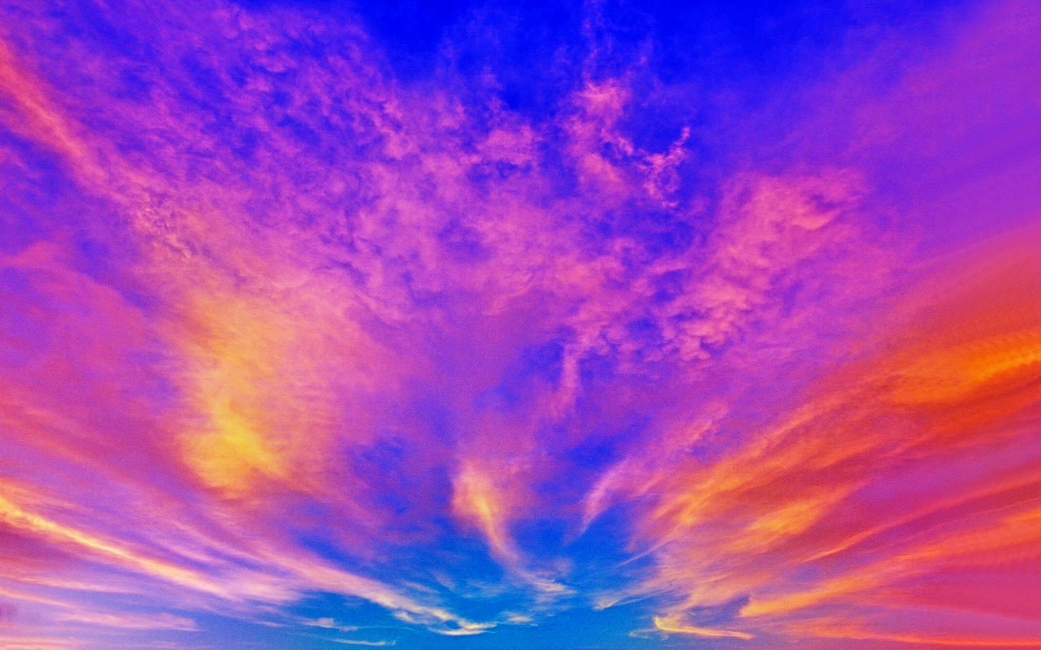 Free download wallpaper Sky, Pink, Earth, Colorful on your PC desktop