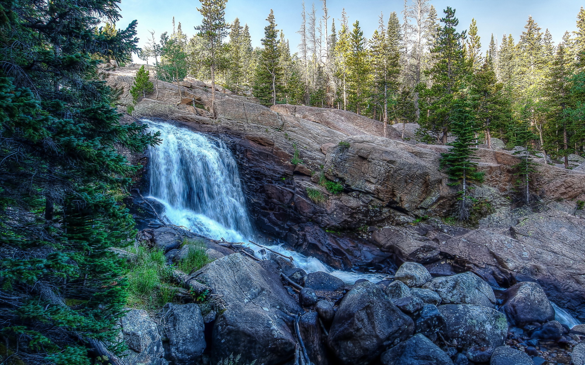 Download mobile wallpaper Waterfalls, Waterfall, Earth, Hdr for free.