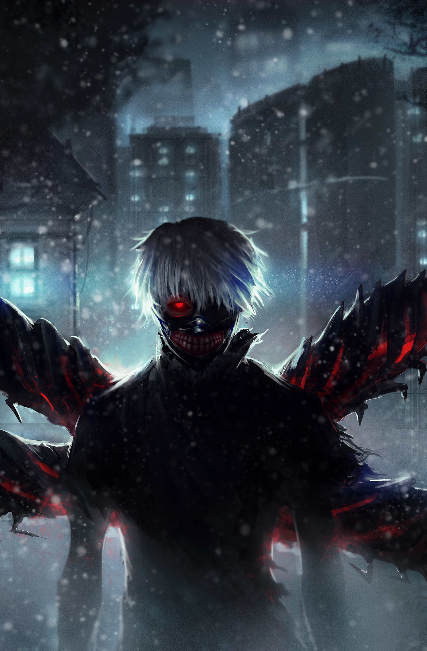 Téléchargez des papiers peints mobile Animé, Ken Kaneki, Tokyo Ghoul gratuitement.