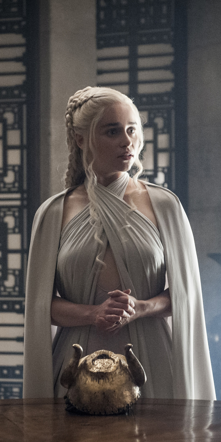 Download mobile wallpaper Game Of Thrones, Tv Show, Daenerys Targaryen, Emilia Clarke for free.