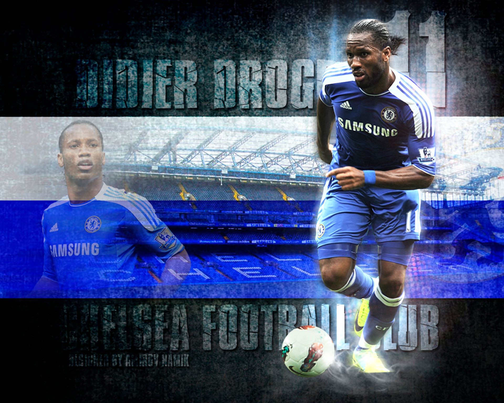 Descarga gratuita de fondo de pantalla para móvil de Fútbol, Deporte, Didier Drogba, Club De Fútbol De Chelsea.