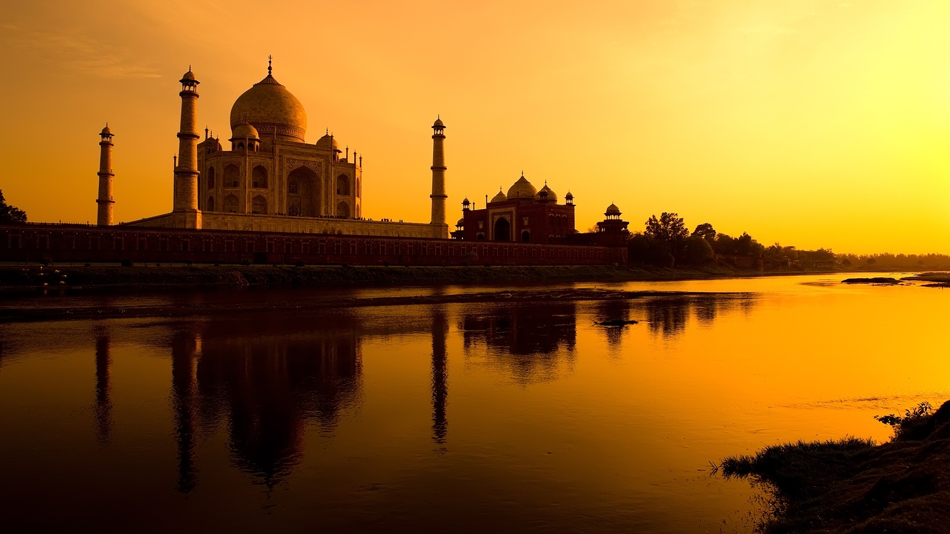 Taj Mahal Lock Screen Mobile