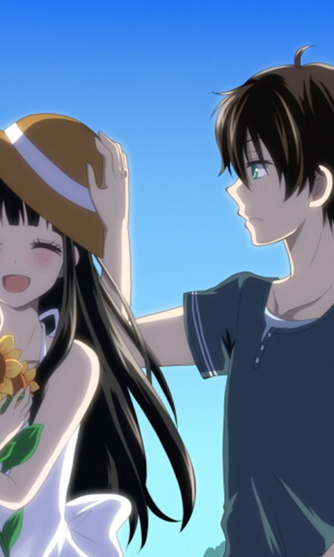 Descarga gratuita de fondo de pantalla para móvil de Animado, Eru Chitanda, Hotarō Oreki, Hyouka.